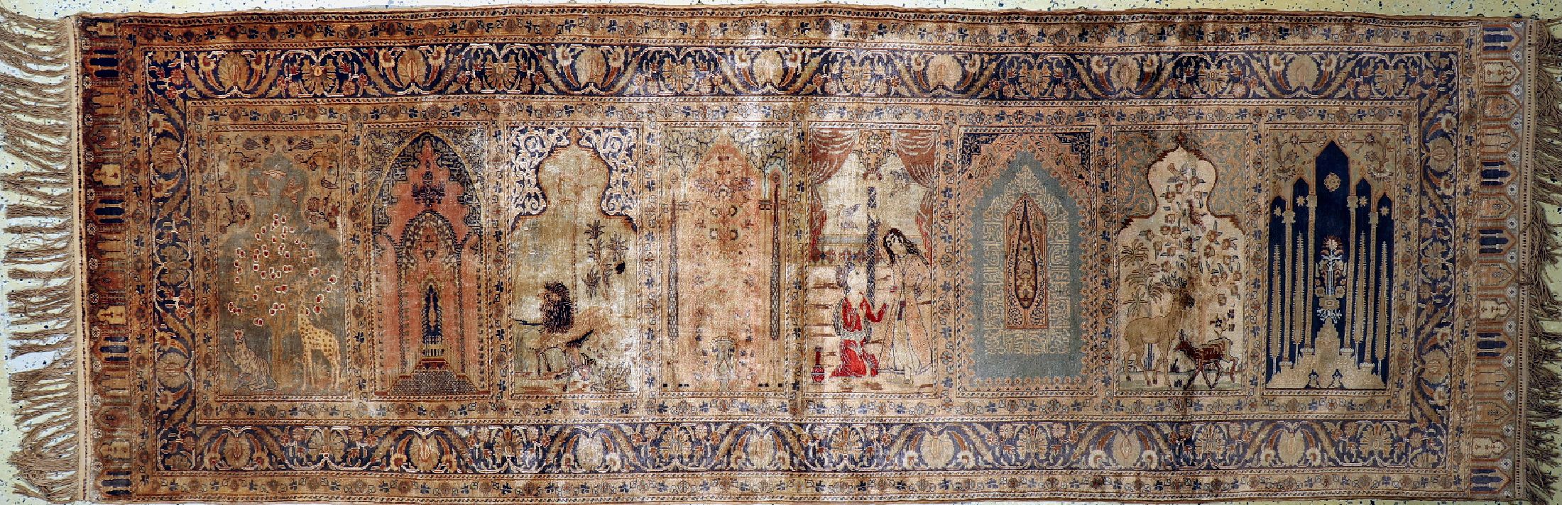 Kayseri Flosch"Saf", Türkei, um 1920/1930, merzerisierte Baumwolle, ca. 308 x 105 cm, EHZ: 2