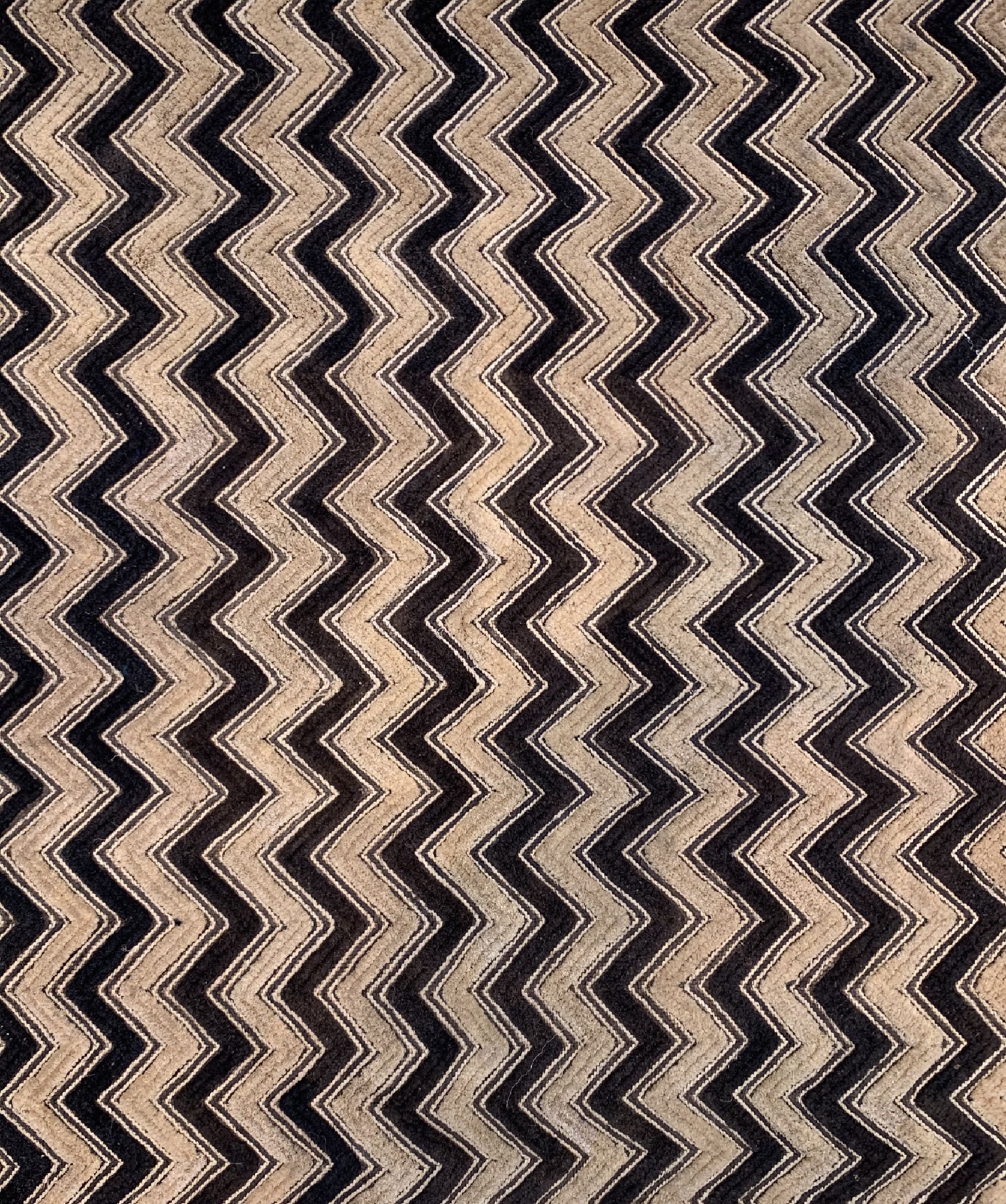 Detail a: 1 paar Showa Textilien, Kongo, Anfang 20.Jhd, Raphia-Plüschgewebe, ca. 58 x 58 cm, EHZ: 2