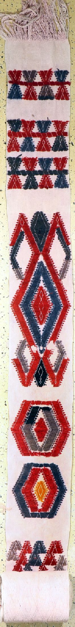 Komplettes Zeltband, Kasachstan, Anfang 20.Jhd, Wolle auf Wolle, ca. 1200 x 30 cm, EHZ: 2