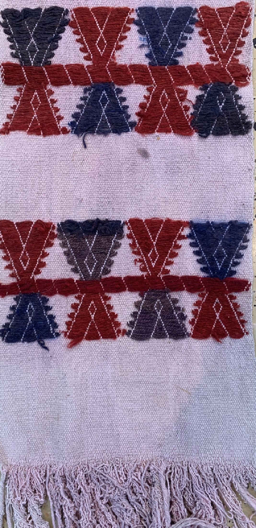 Detail a: Komplettes Zeltband, Kasachstan, Anfang 20.Jhd, Wolle auf Wolle, ca. 1200 x 30 cm, EHZ: 2