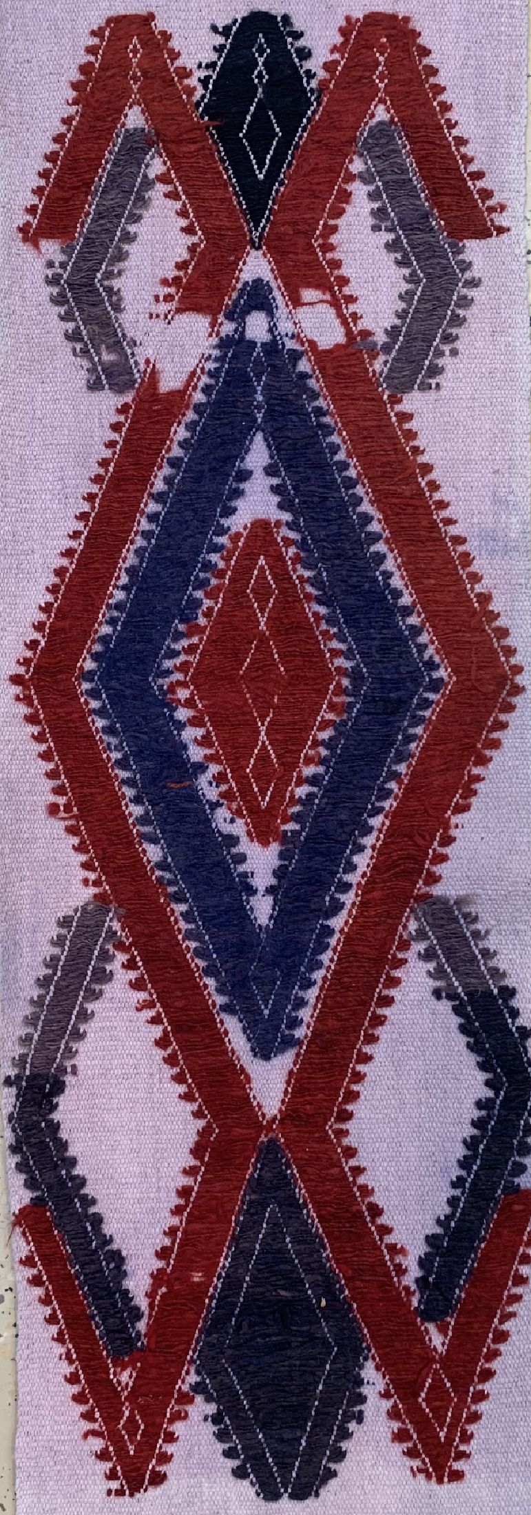 Detail b: Komplettes Zeltband, Kasachstan, Anfang 20.Jhd, Wolle auf Wolle, ca. 1200 x 30 cm, EHZ: 2