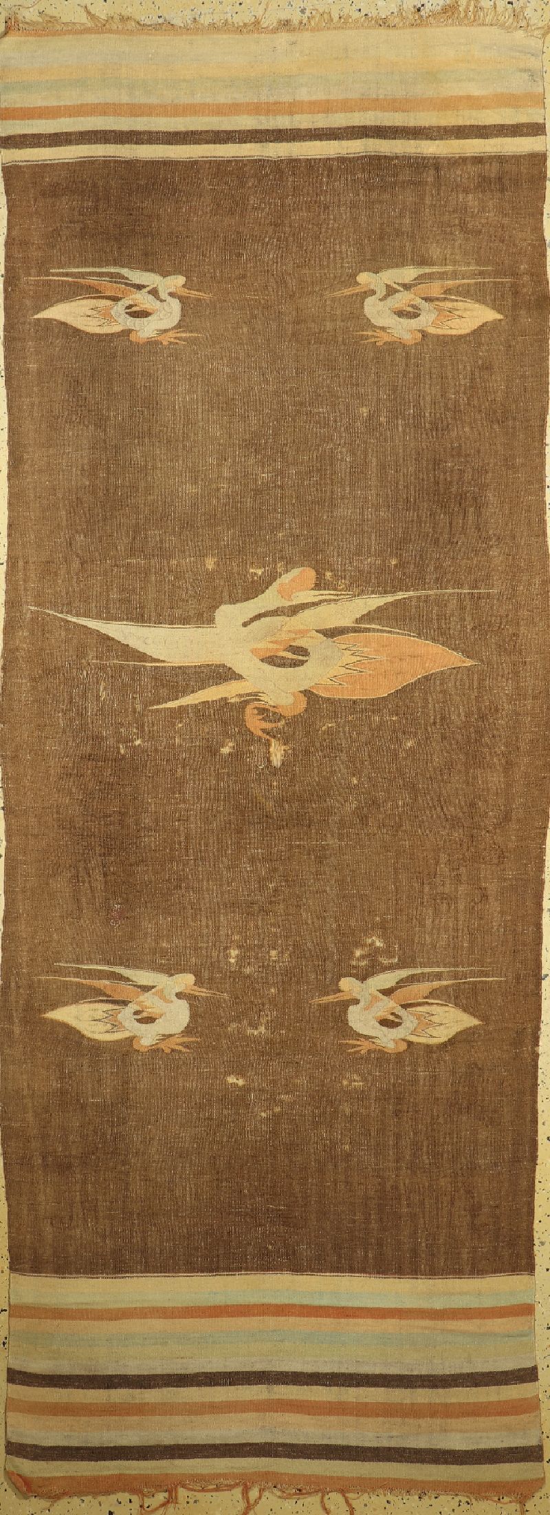Kelim alt, Mongolei, um 1900, Wolle auf Wolle, ca. 326 x 120 cm, EHZ: 3-4