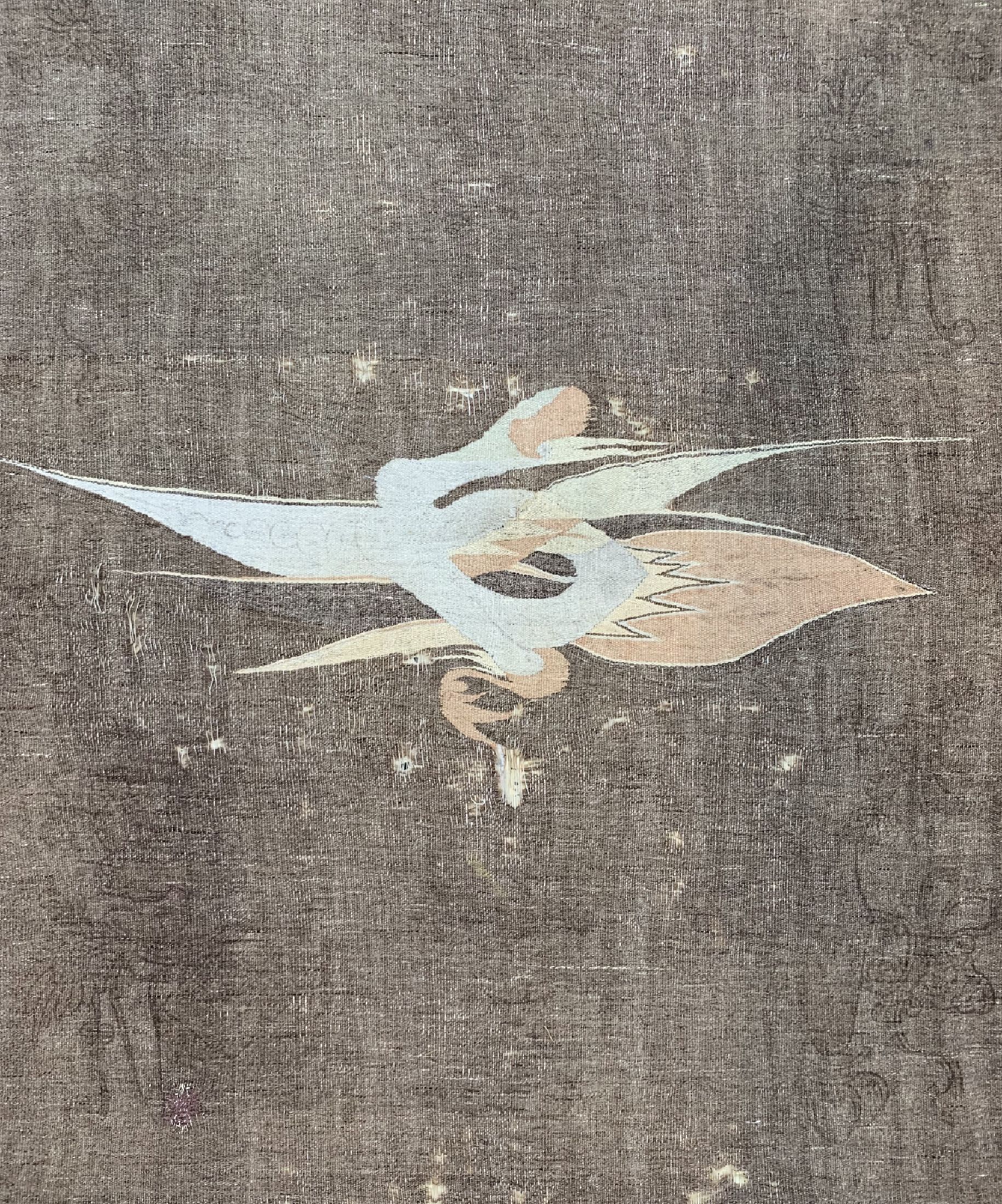Detail b: Kelim alt, Mongolei, um 1900, Wolle auf Wolle, ca. 326 x 120 cm, EHZ: 3-4