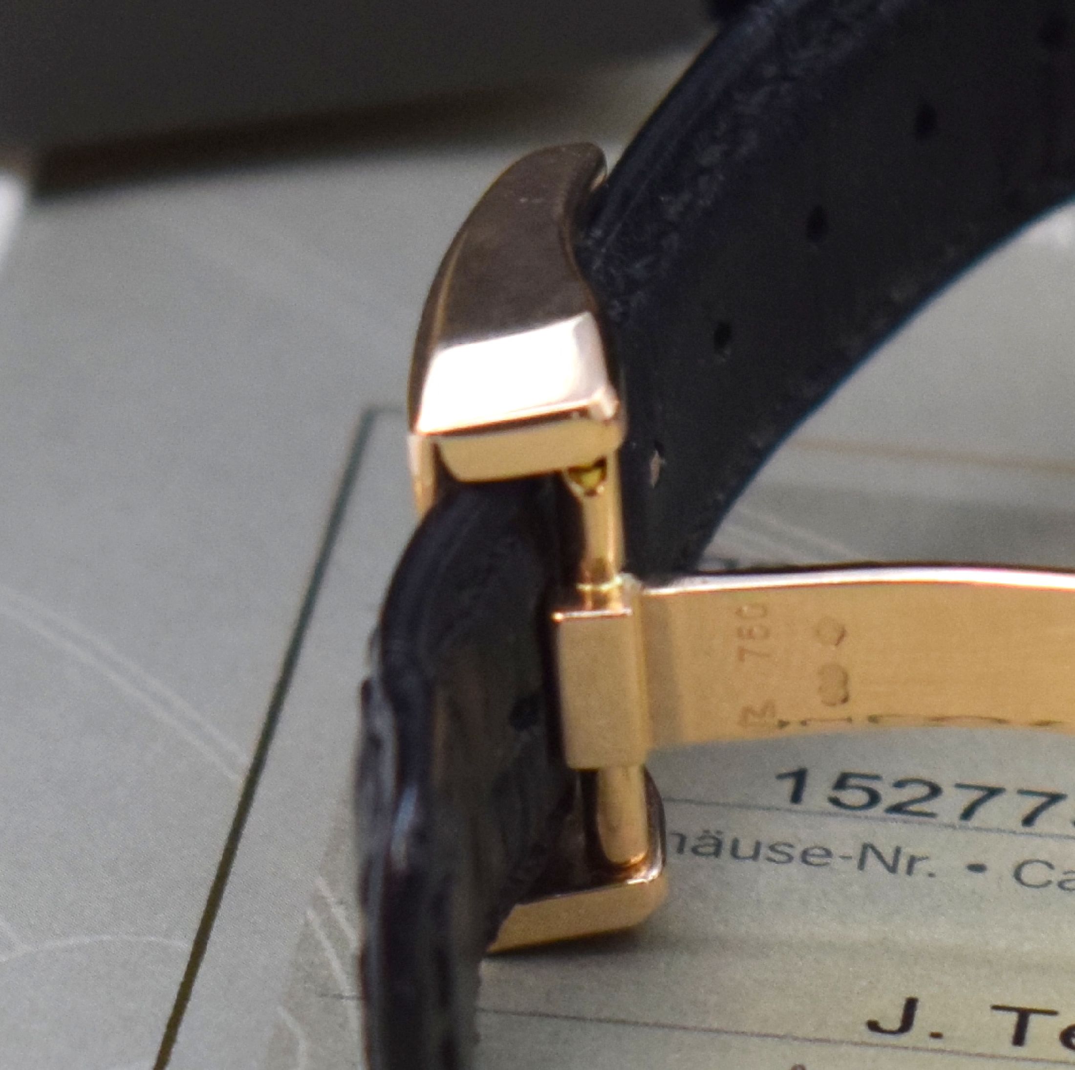 Detail d: A. LANGE & SÖHNE "Lange 1 Mondphase" feine Herrenarmbanduhr Referenz 109.032 in RoseG 750/000 mit original Box und Papieren, Deutschland ...
