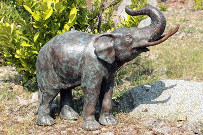 Image 26688290 - Elefant als Wasserspeier