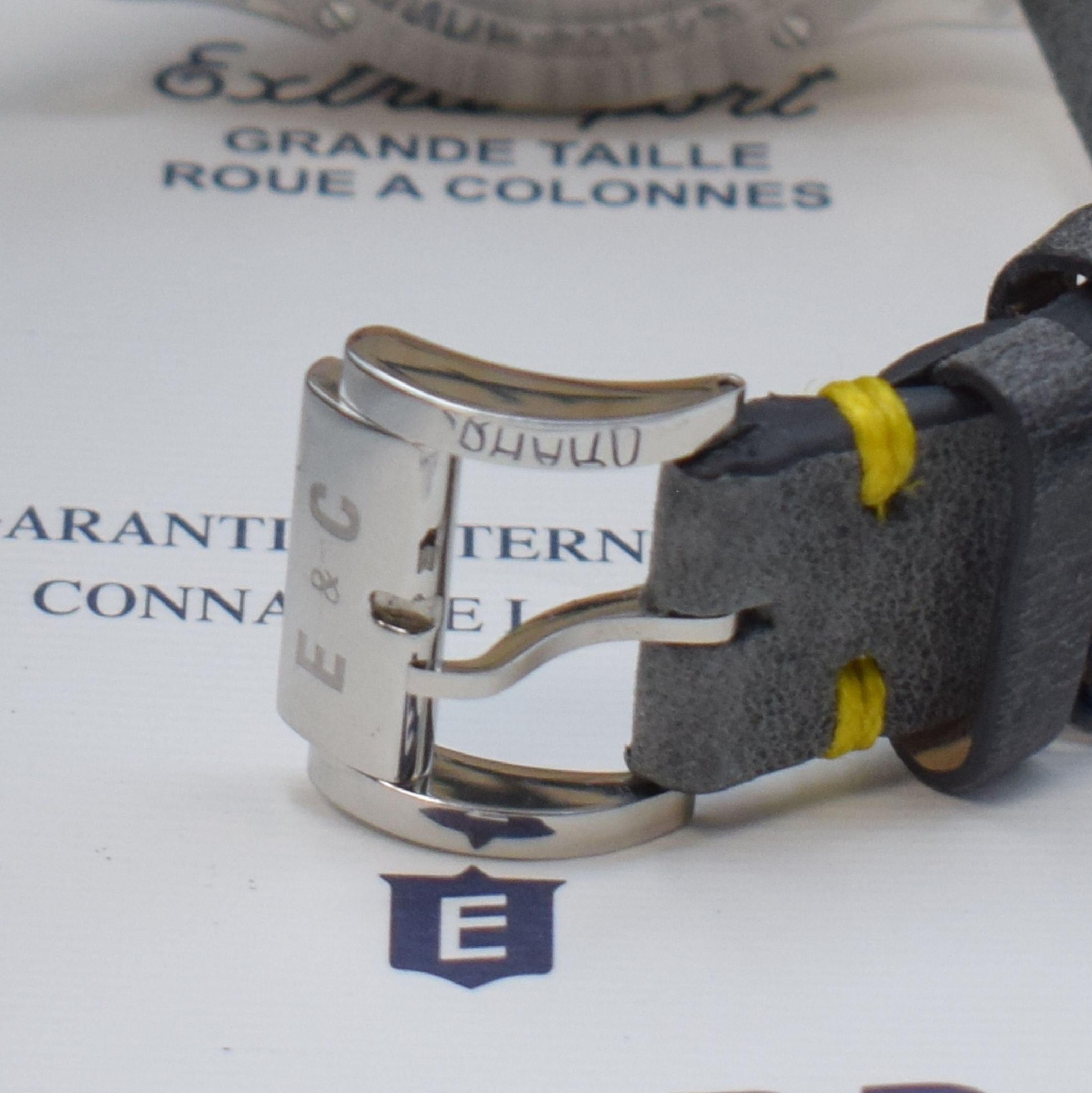 Detail b: EBERHARD & Co. seltene, auf 120 Stück limitierter Armbandchronograph "ZAGOR", Automatik, herausgegeben anl. 60 Jubiläums gleichnamigen ...