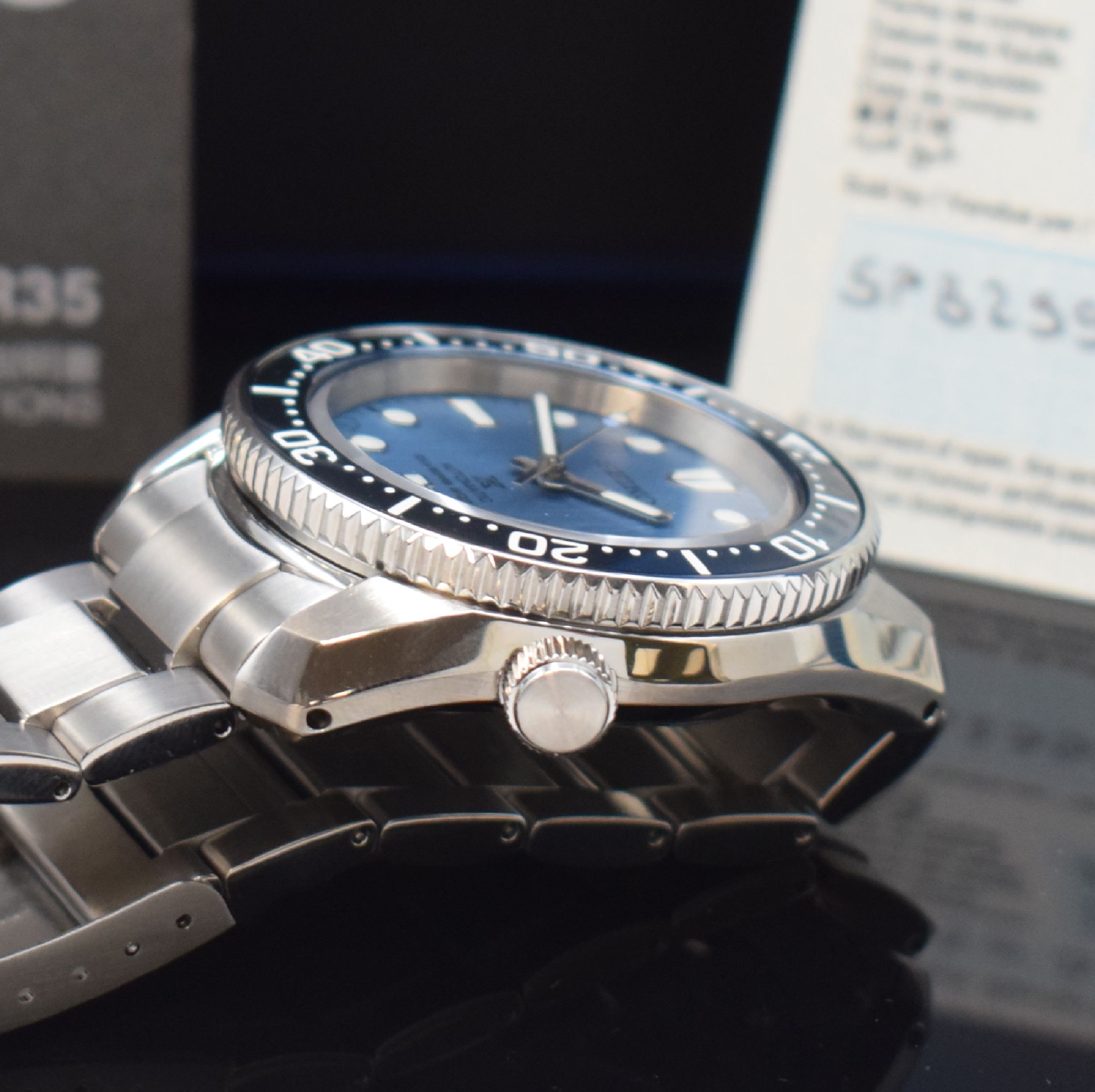 Detail c: SEIKO Herrenarmbanduhr Prospex Special Edition "Save the Ocean" Referenz SPB299J1, Automatik, Edelstahlgeh. inkl. orig. Gliederband m. ...