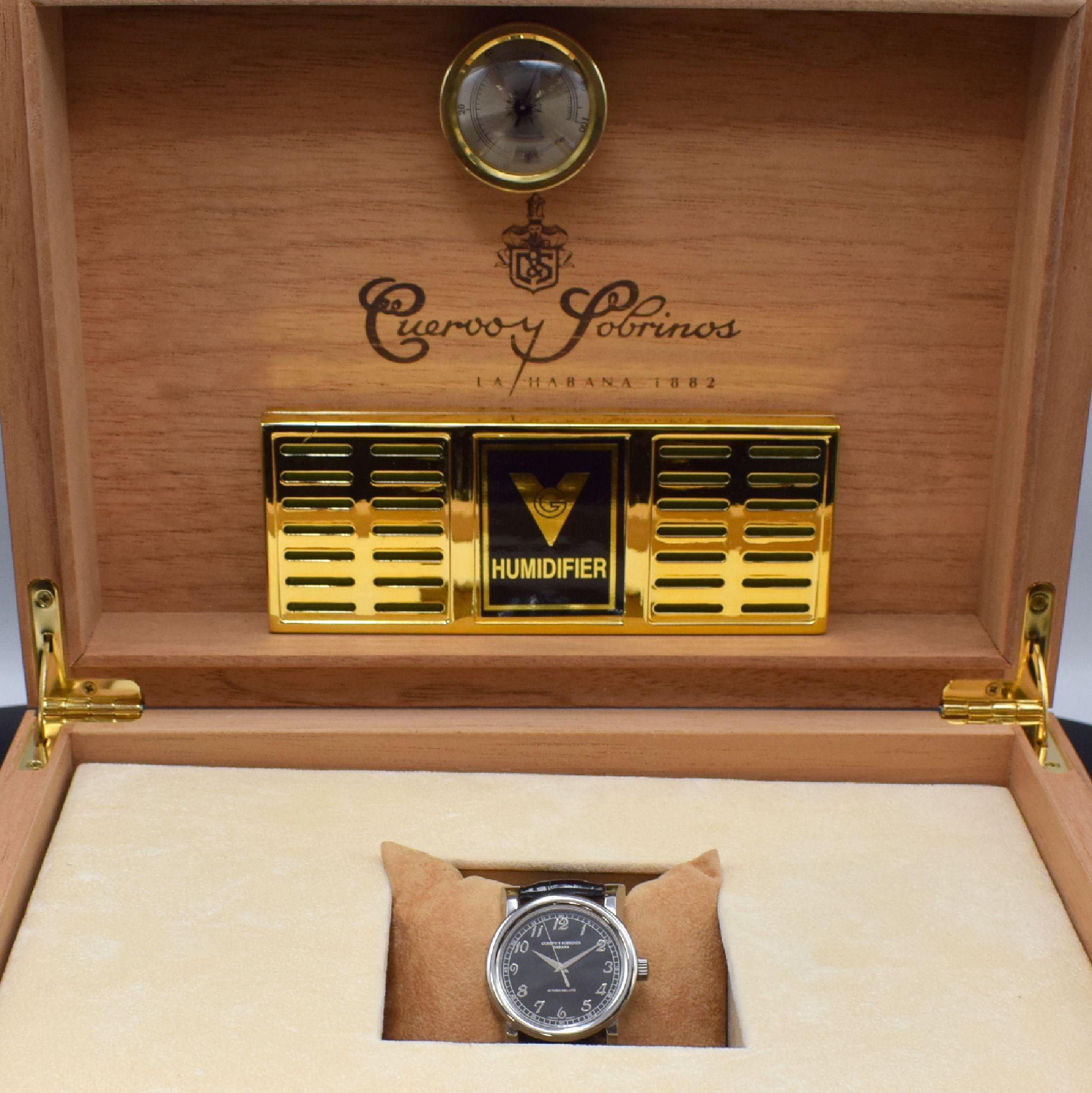Detail f: CUERVO Y SOBRINOS Habana "Torpedeo" Herrenarmbanduhr Referenz A 2912, Schweiz um 2020, Automatik, verschr. Edelstahlgeh. inkl. orig. ...