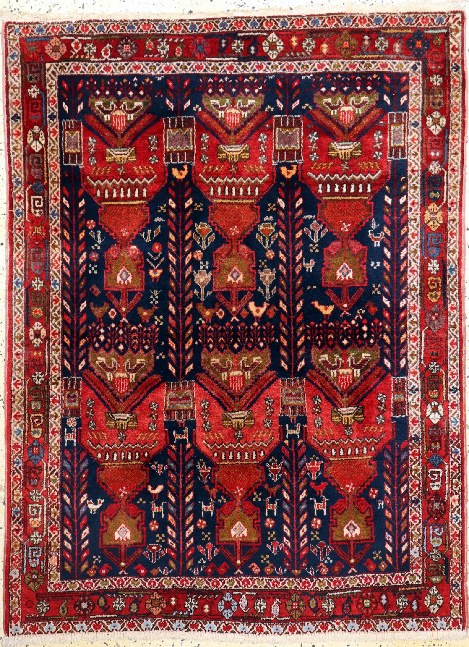 Afschar alt, Persien, um 1960, Wolle auf Baumwolle, ca. 160 x 120 cm, EHZ: 2