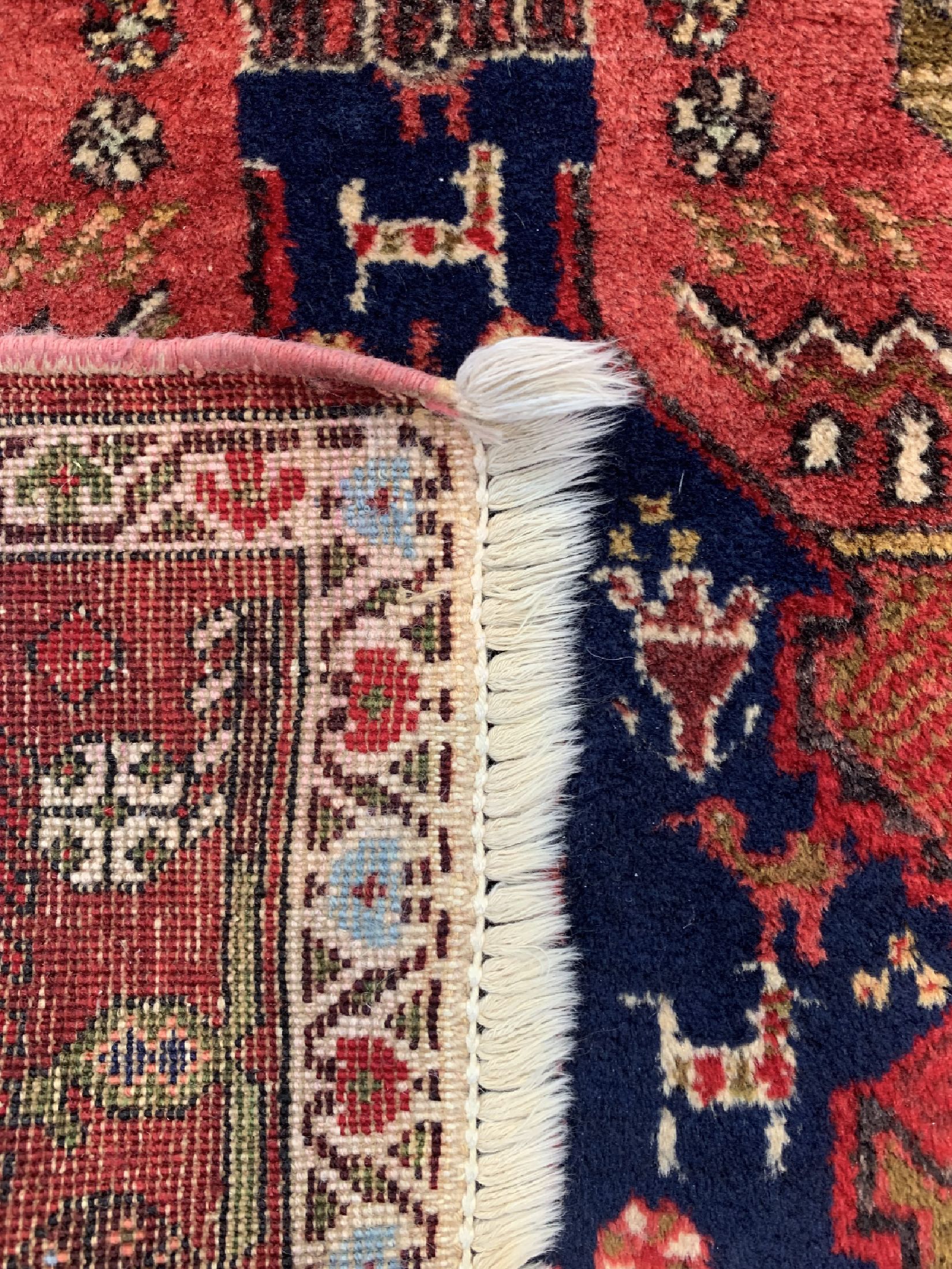 Detail d: Afschar alt, Persien, um 1960, Wolle auf Baumwolle, ca. 160 x 120 cm, EHZ: 2