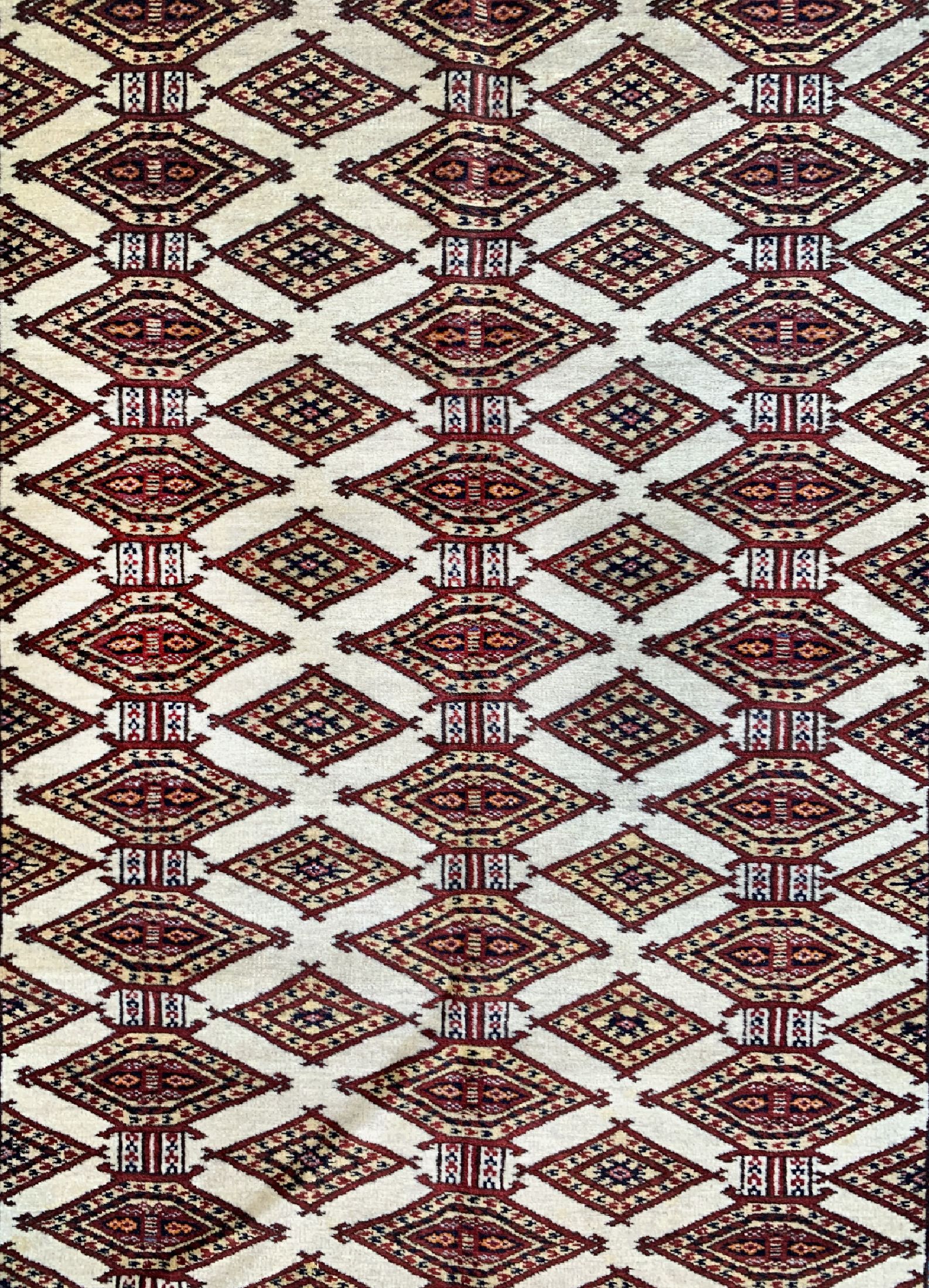 Detail c: Torkmen fein, Persien, ca. 50 Jahre, Wolle auf Wolle, ca. 170 x 130 cm, EHZ: 2