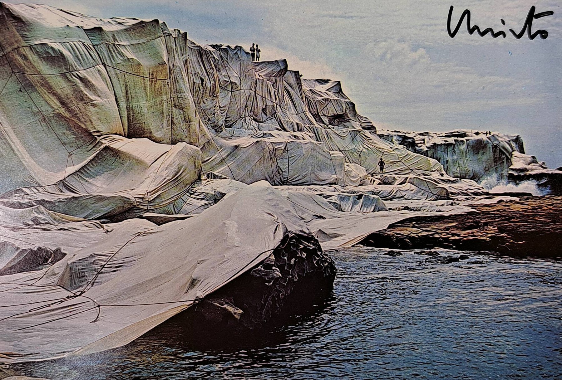 Christo, Konvolut aus 3 Offsets, aus 3 verschiedenen Projekten, "Over the River, Project for the Arkansas River, Colorado, handsign von Christo, ...