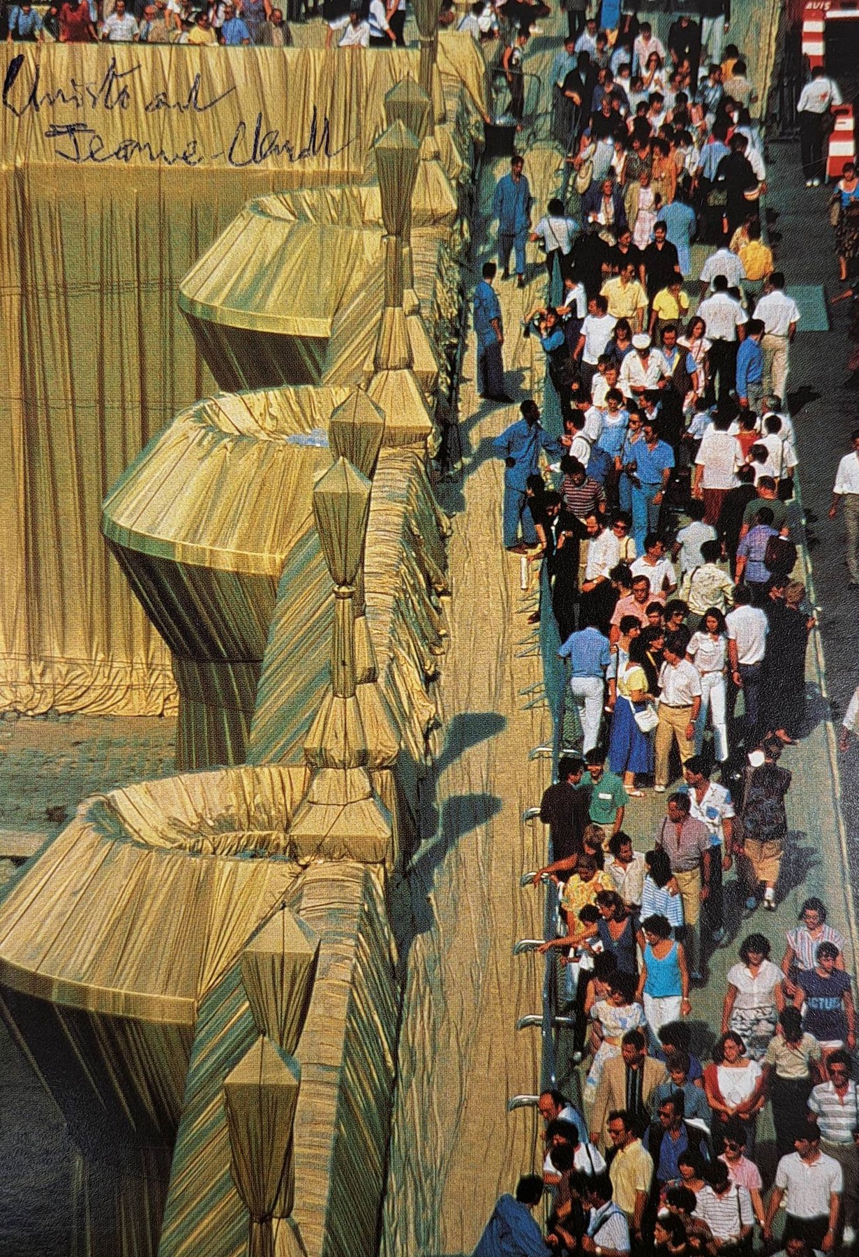Detail a: Christo und Jean-Claude, Konvolut aus 3 Offsets, aus drei verschiedenen Projekten, "Over the River, Project for the Arkanas River, ...