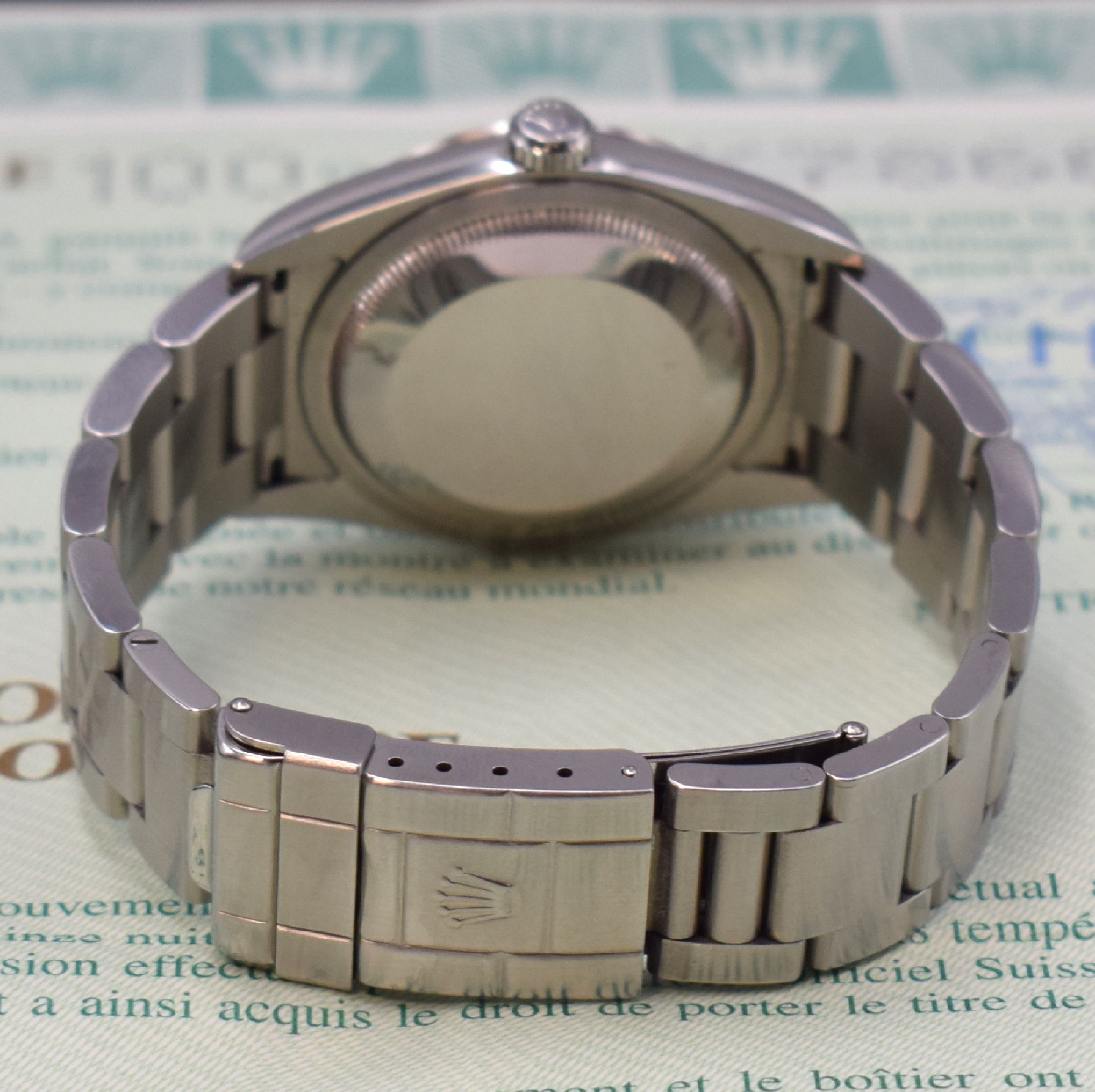 Detail b: ROLEX Herrenarmbanduhr Oyster Perpetual Explorer I Referenz 114270, Automatik, K-Serie, LC 100, Chronometer der Superlative in Edelstahl inkl. ...