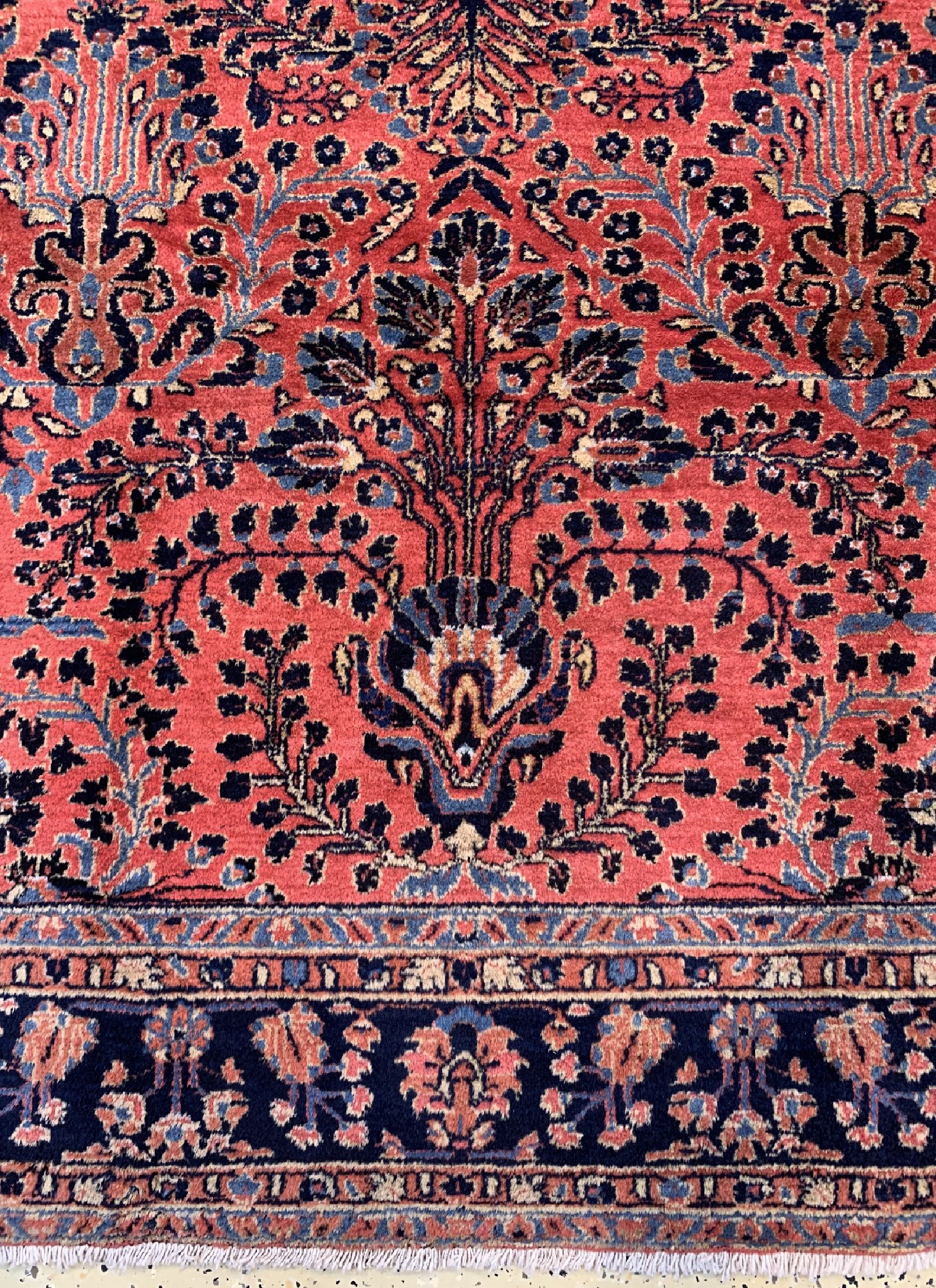 Detail b: Us Re-Import Lilian antik, Persien, um 1900, Wolle auf Baumwolle, ca. 323 x 245 cm, EHZ: 2