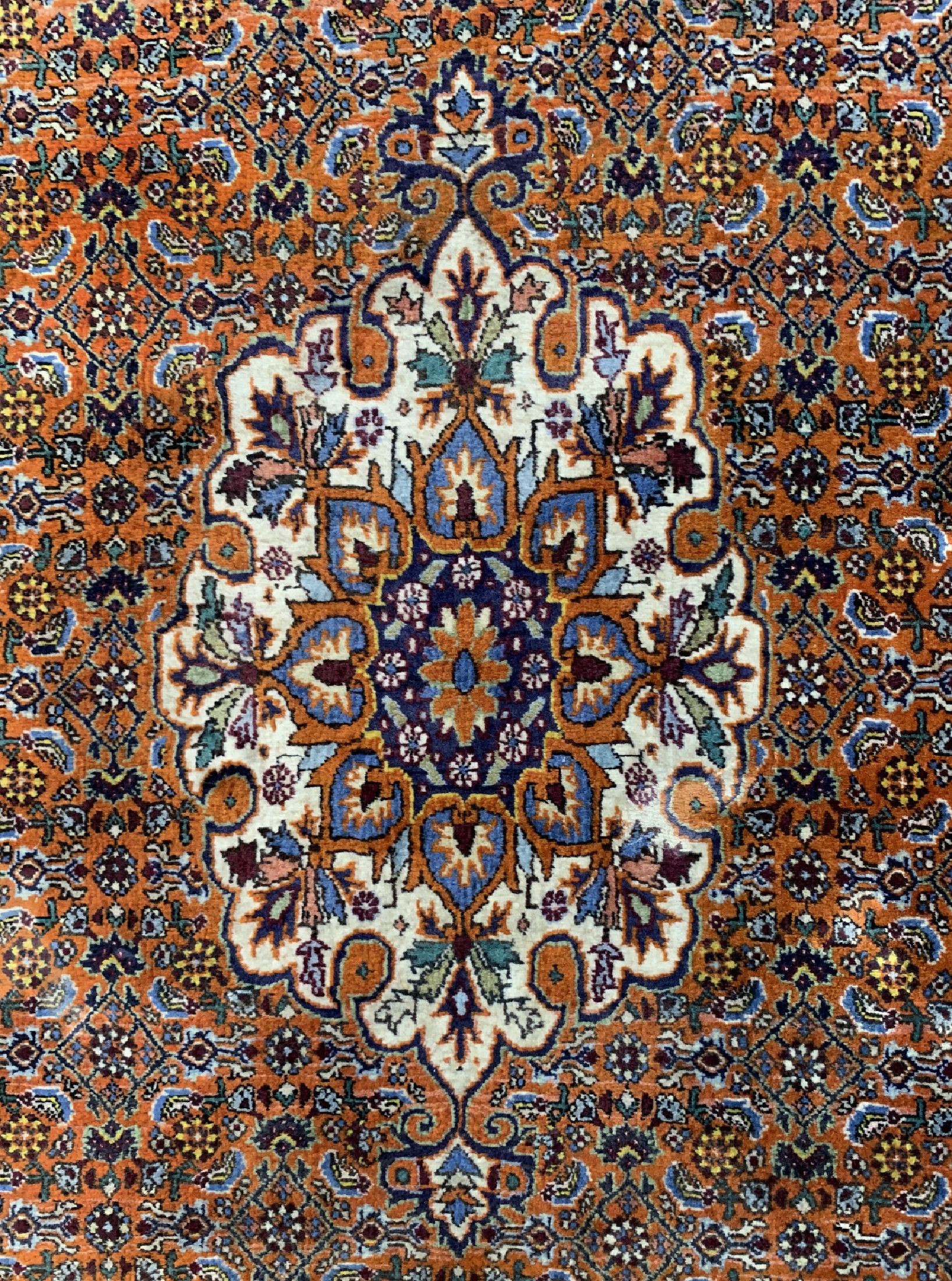 Detail b: Bidjar Kork alt, Persien, um 1960, Korkwolle auf Baumwolle, ca. 155 x 95 cm, EHZ:2