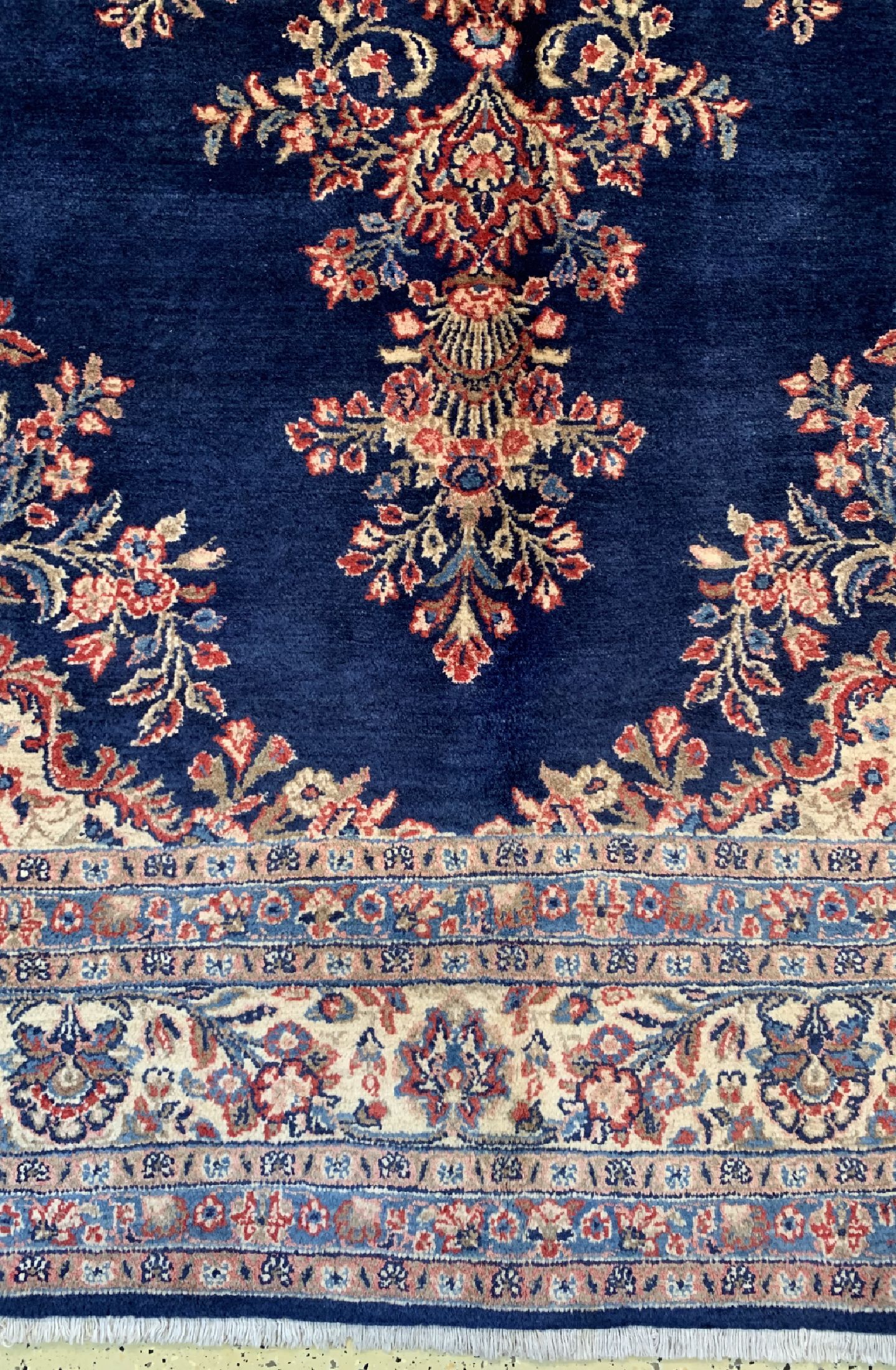Detail b: Ekbatan alt, Persien, um 1960, Wolle auf Baumwolle, ca. 375 x 273 cm, EHZ: 1-2