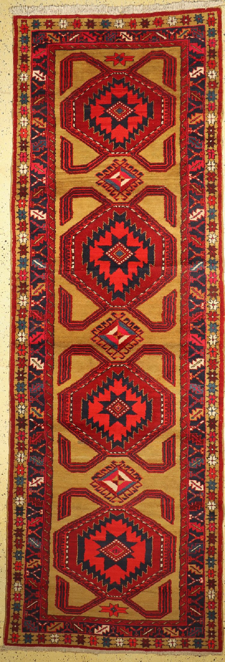 Meschgin alt, Persien, ca. 60 Jahre, Wolle auf Baumwolle, ca. 390 x 135 cm, EHZ: 2