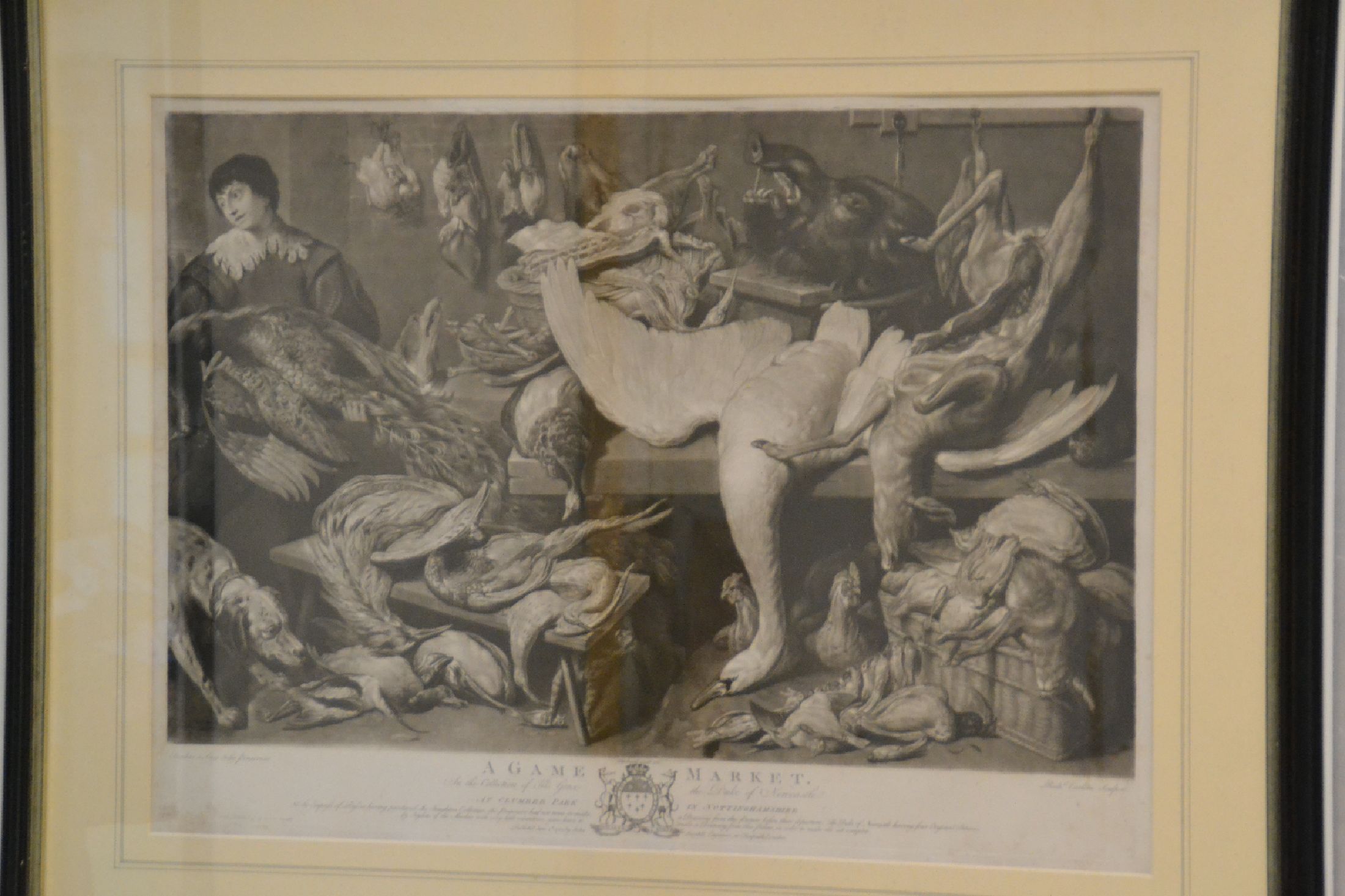 Detail f: Richard Earlom (1743-1822): 4 Radierungen des 19./20.Jh., ein Paar Blumenstücke "A Flower Piece" nach Jan van Huysum (1682-1749), " A ...