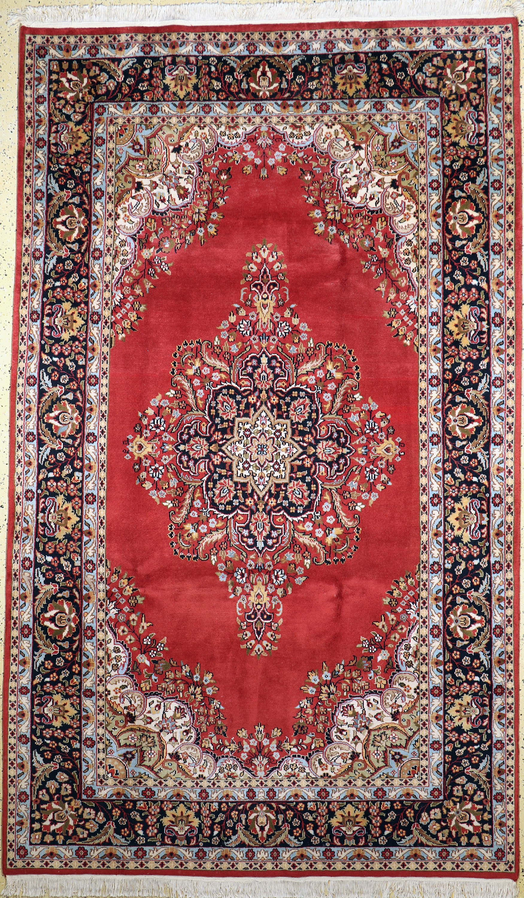 Sarogh, Indien, ca. 40 Jahre, Wolle auf Baumwolle, ca. 310 x 186 cm, EHZ: 1-2