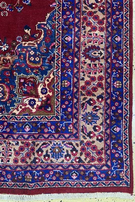 26694494a - Sabsewar, Persia, approx. 50 years, wool on cotton, approx. 295 x 195 cm, condition: 2. Rugs, Carpets & Flatweaves