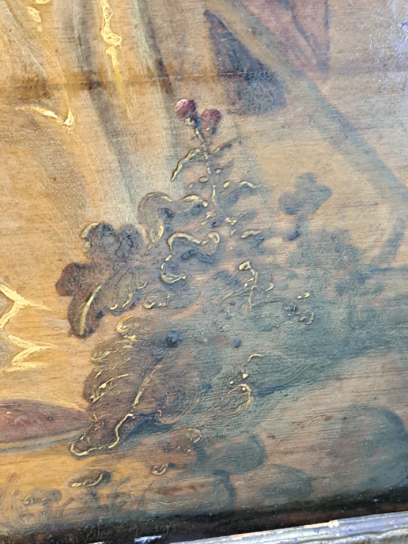 Detail c: Maler aus der Familie Cuyp, Niederlande, 17. Jh., rechts unten signiert, Granida und Daifilo, die Darstellung behandelt eine Szene aus dem ersten Akt ...
