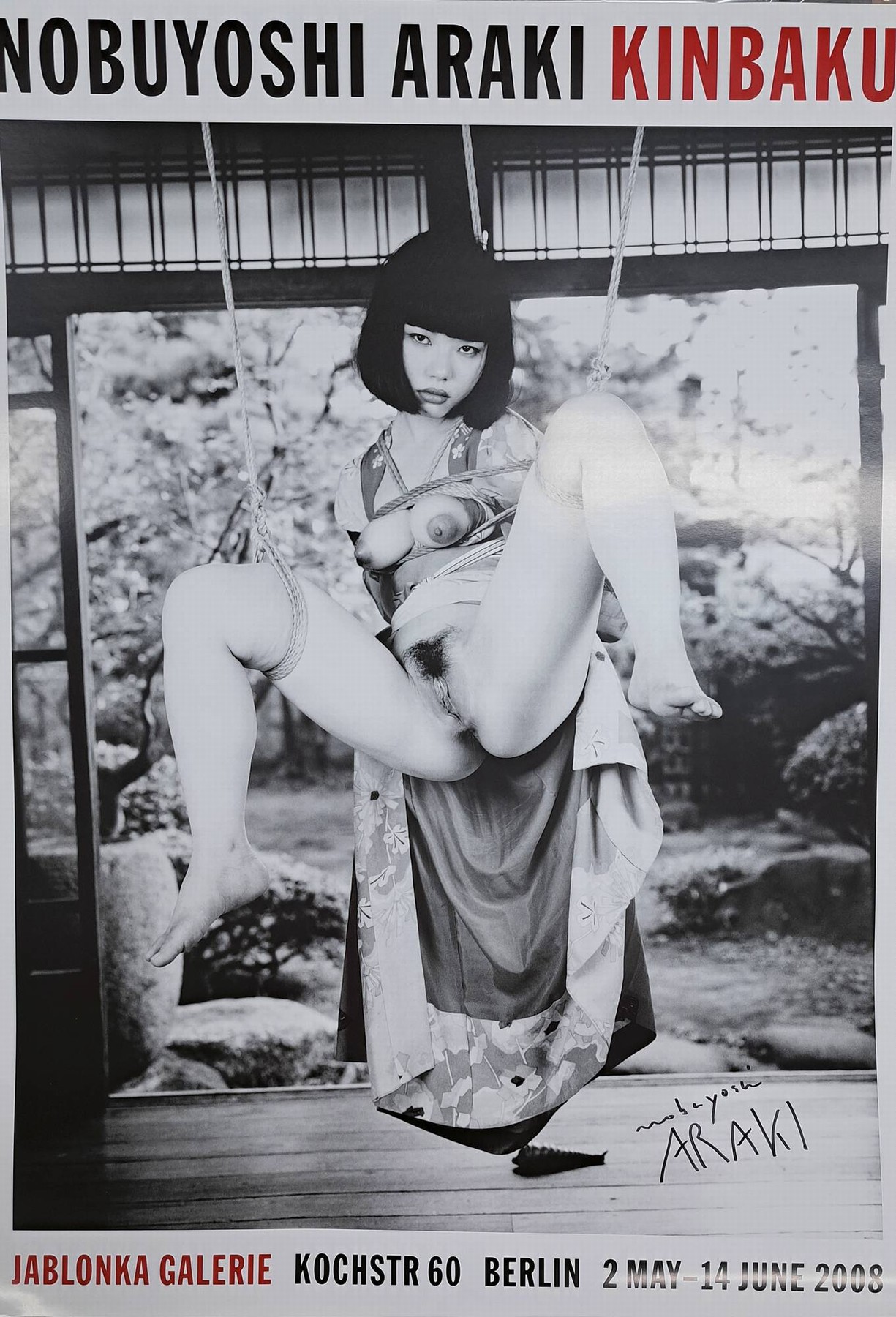 Nobuyshi Araki,geb. 1940, Jablonka Berlin 2008, handsign., Offsetlithografie, ca. 84x59,5 cm