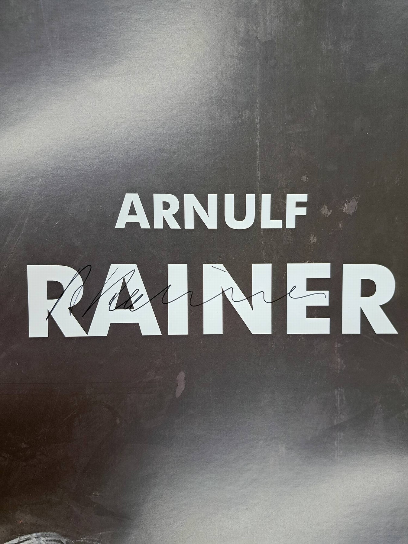 Detail a: Arnulf Rainer, Offsetlitho, Museum Moderner kunst, Passau 1993, handsign.,ca. 84x59,5 cm