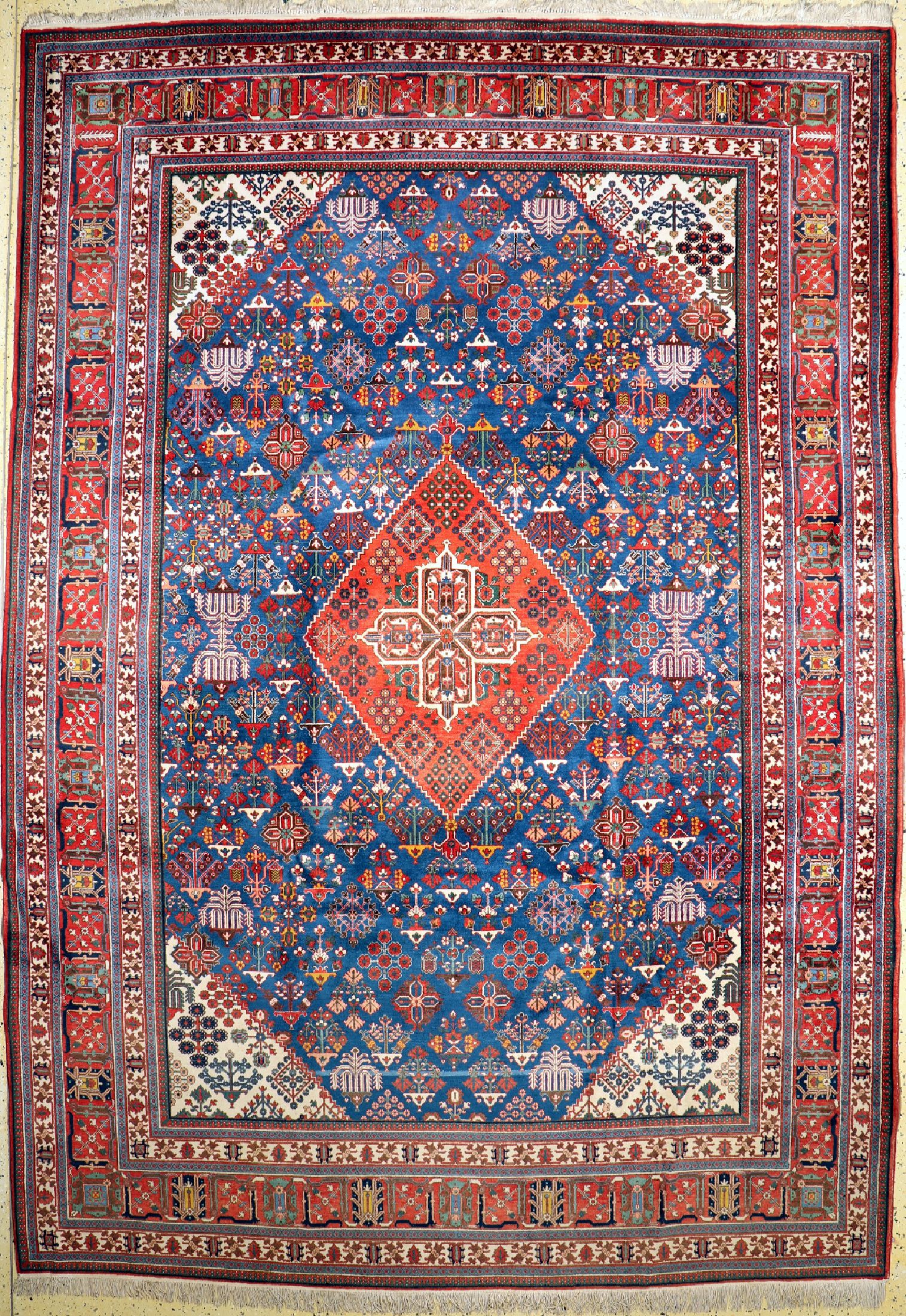 Djoschagan fein alt, Persien, um 1960, Wolle auf Baumwolle, ca. 375 x 260 cm, EHZ: 2