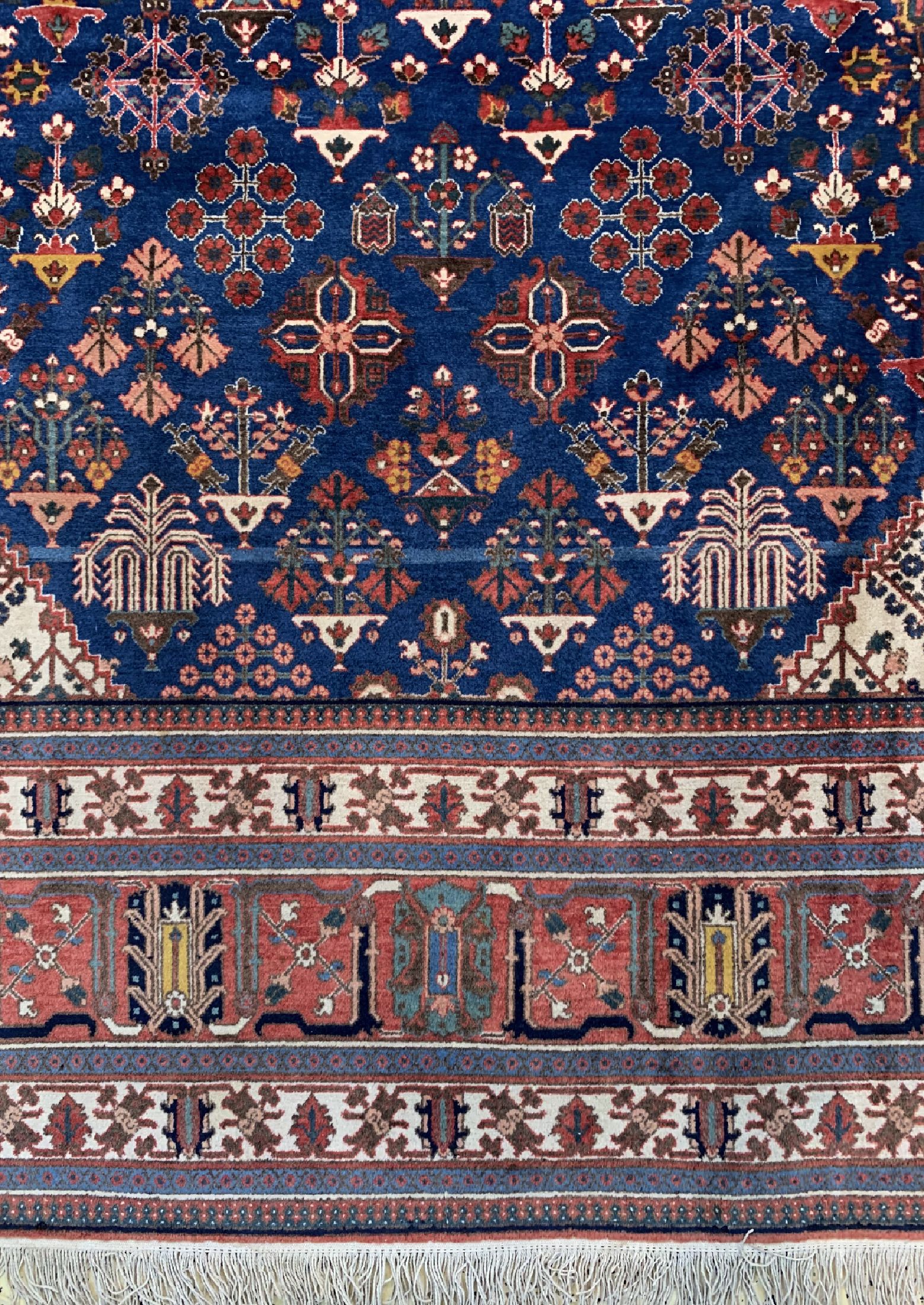 Detail b: Djoschagan fein alt, Persien, um 1960, Wolle auf Baumwolle, ca. 375 x 260 cm, EHZ: 2