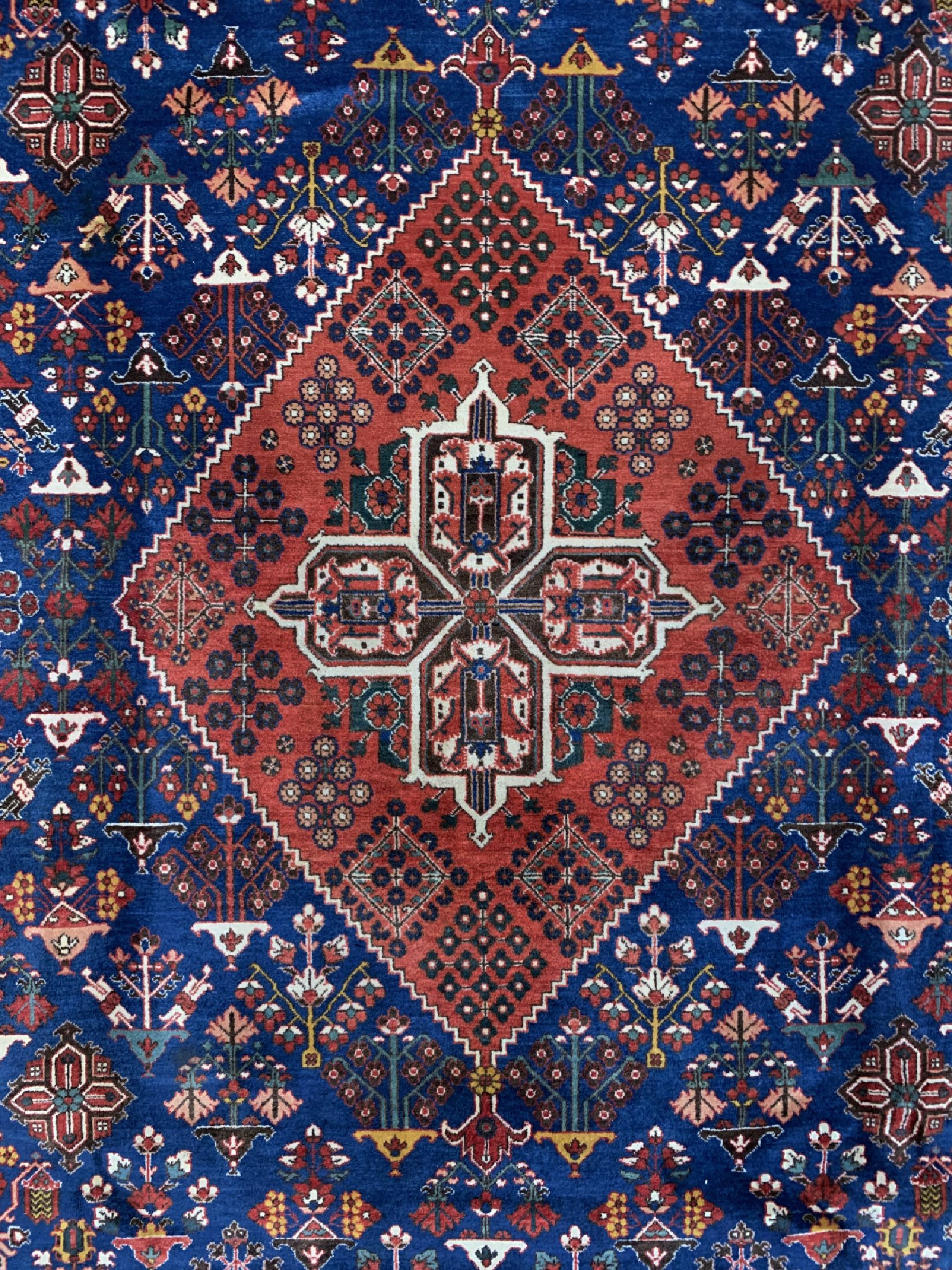 Detail c: Djoschagan fein alt, Persien, um 1960, Wolle auf Baumwolle, ca. 375 x 260 cm, EHZ: 2