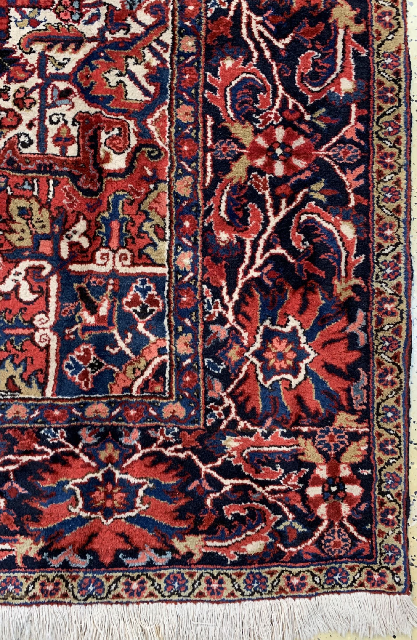 Detail a: Heriz alt, Persien, um 1970, Wolle auf Baumwolle, ca. 370 x 260 cm, EHZ: 2