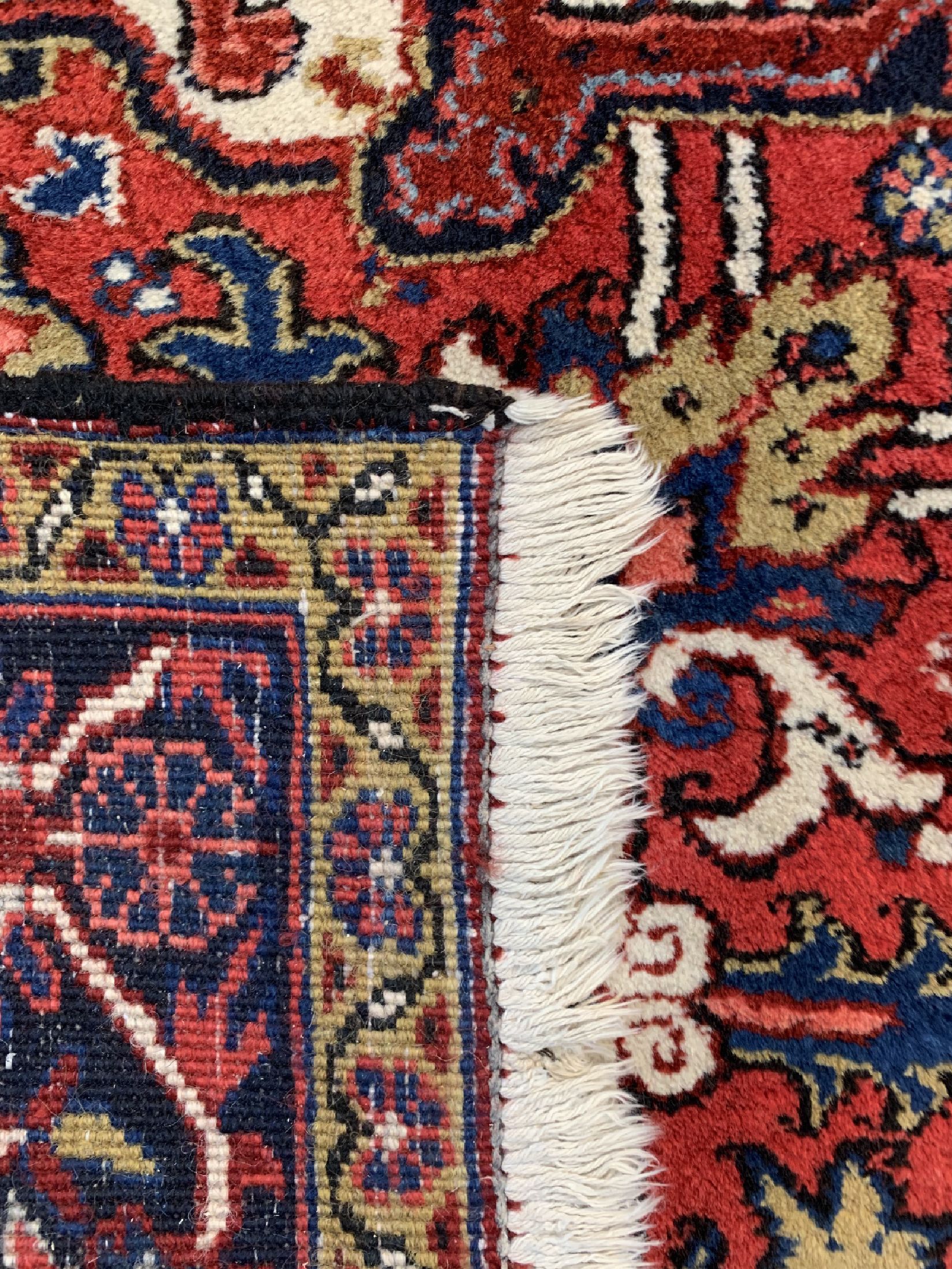 Detail d: Heriz alt, Persien, um 1970, Wolle auf Baumwolle, ca. 370 x 260 cm, EHZ: 2