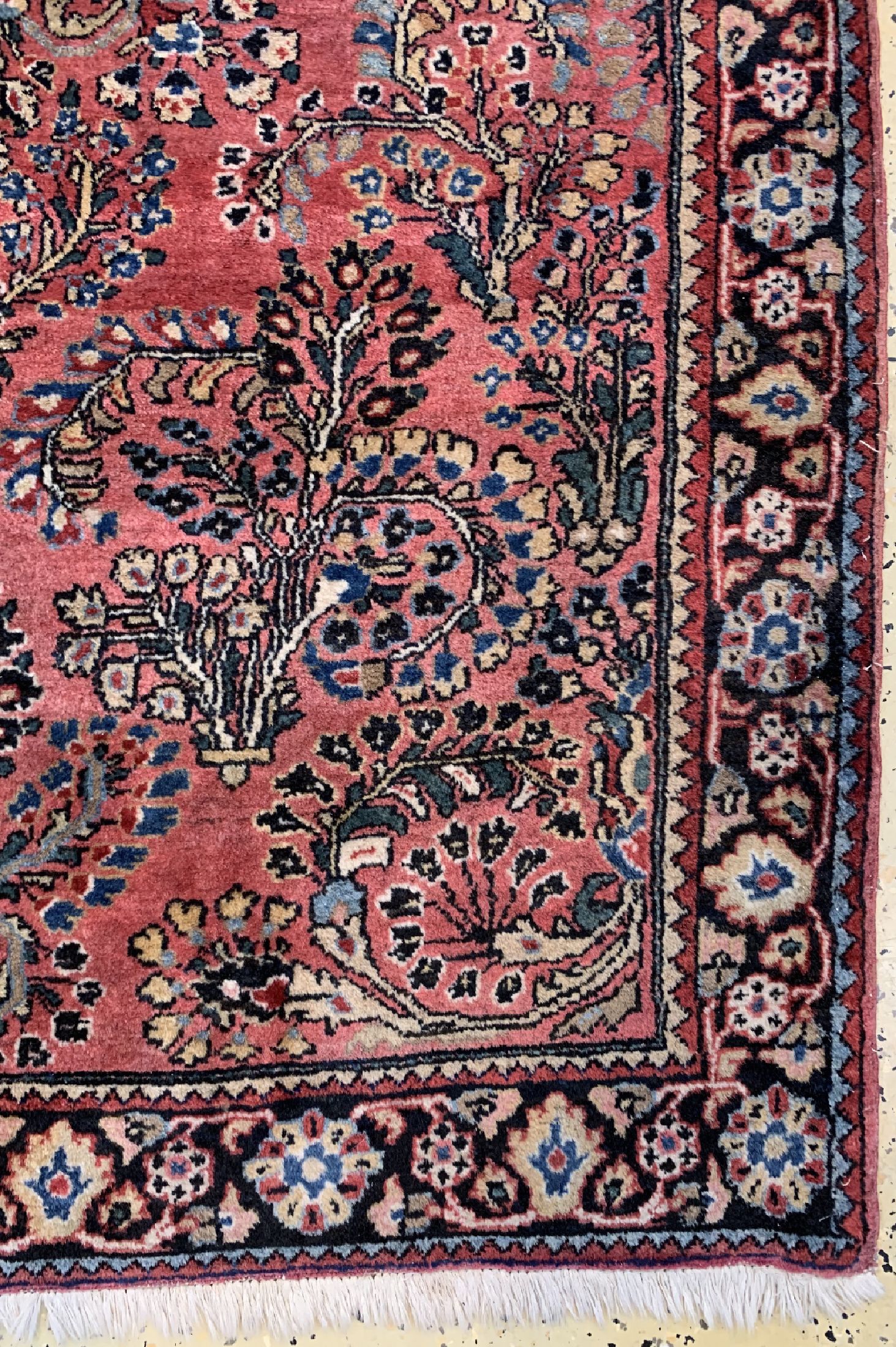 Detail a: Us Re-Import Sarogh, Persien, um 1940, Wolle auf Baumwolle, ca. 155 x 106 cm, EHZ: 2
