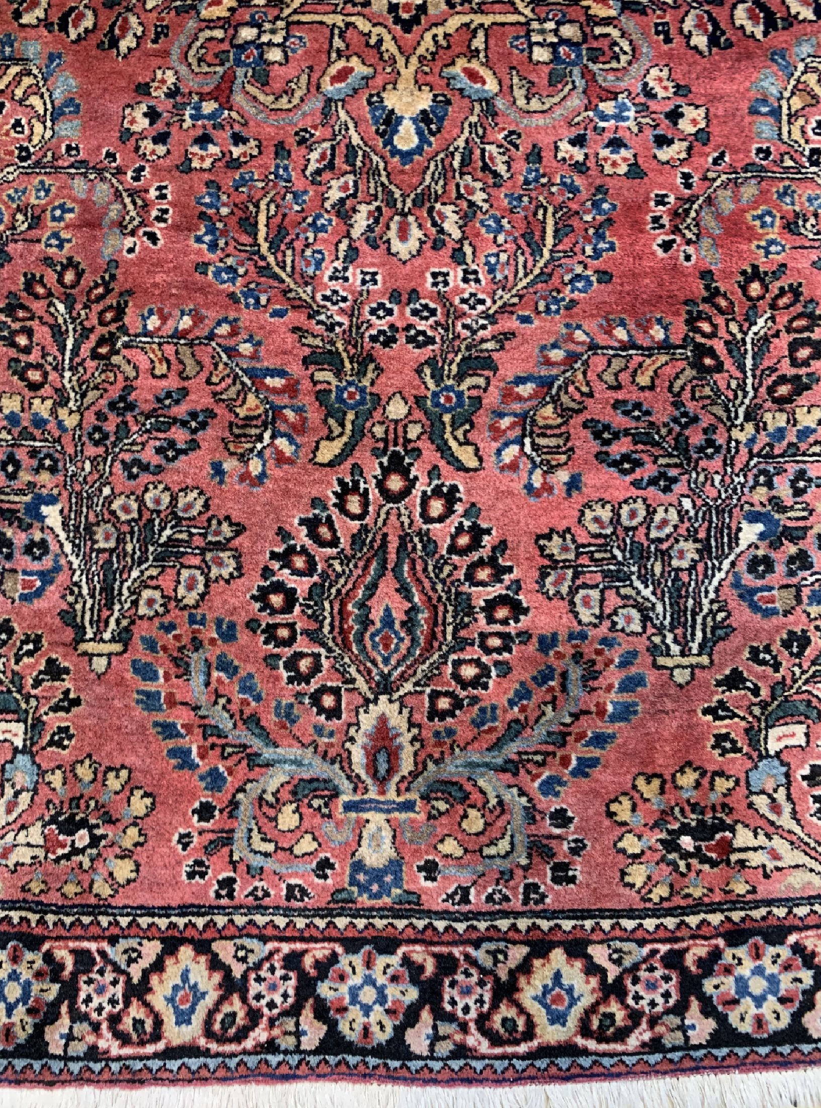 Detail b: Us Re-Import Sarogh, Persien, um 1940, Wolle auf Baumwolle, ca. 155 x 106 cm, EHZ: 2