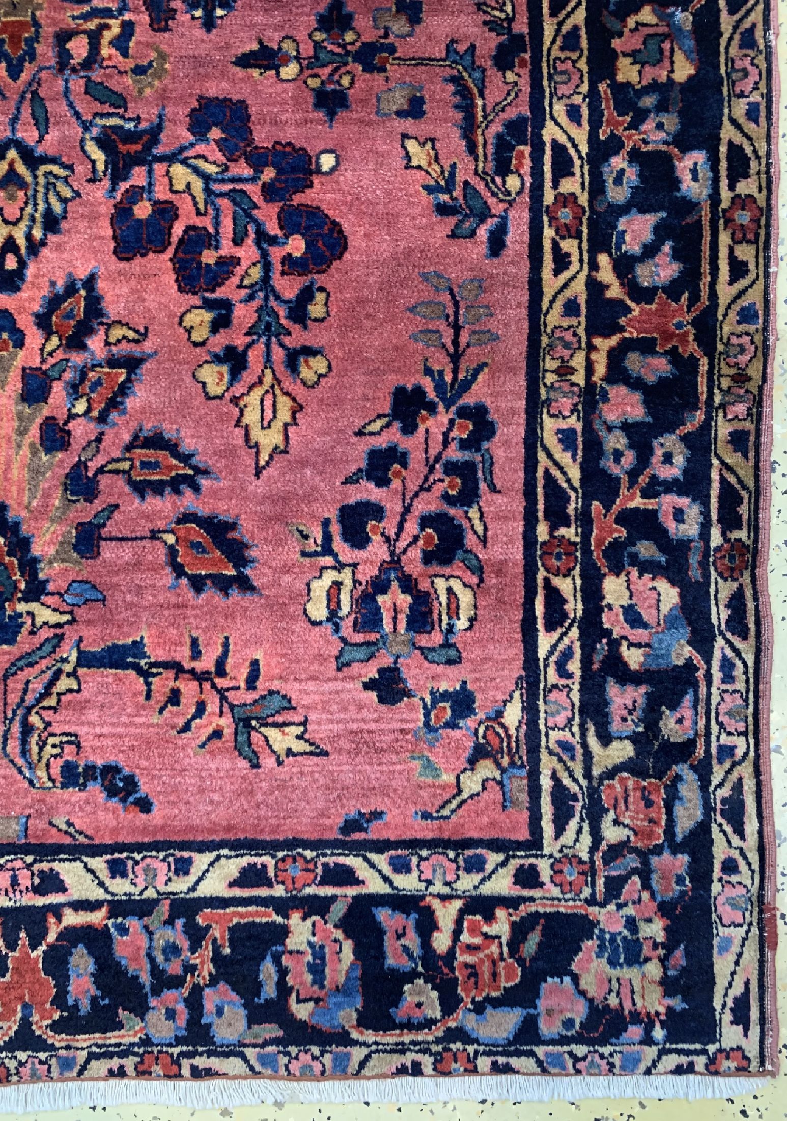 Detail a: Us Re-Import Sarogh, Persien, um 1920, Wolle auf Baumwolle, ca. 145 x 97 cm, minimal verkürzt, EHZ: 2