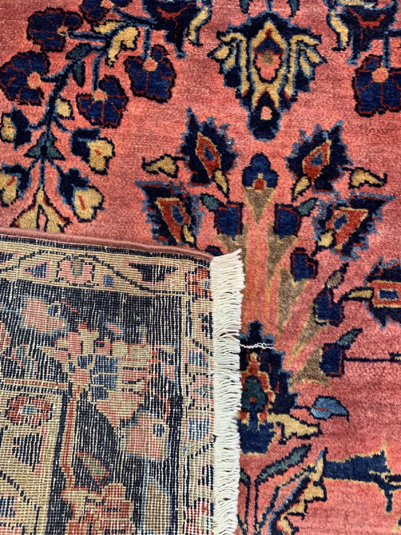 Detail d: Us Re-Import Sarogh, Persien, um 1920, Wolle auf Baumwolle, ca. 145 x 97 cm, minimal verkürzt, EHZ: 2