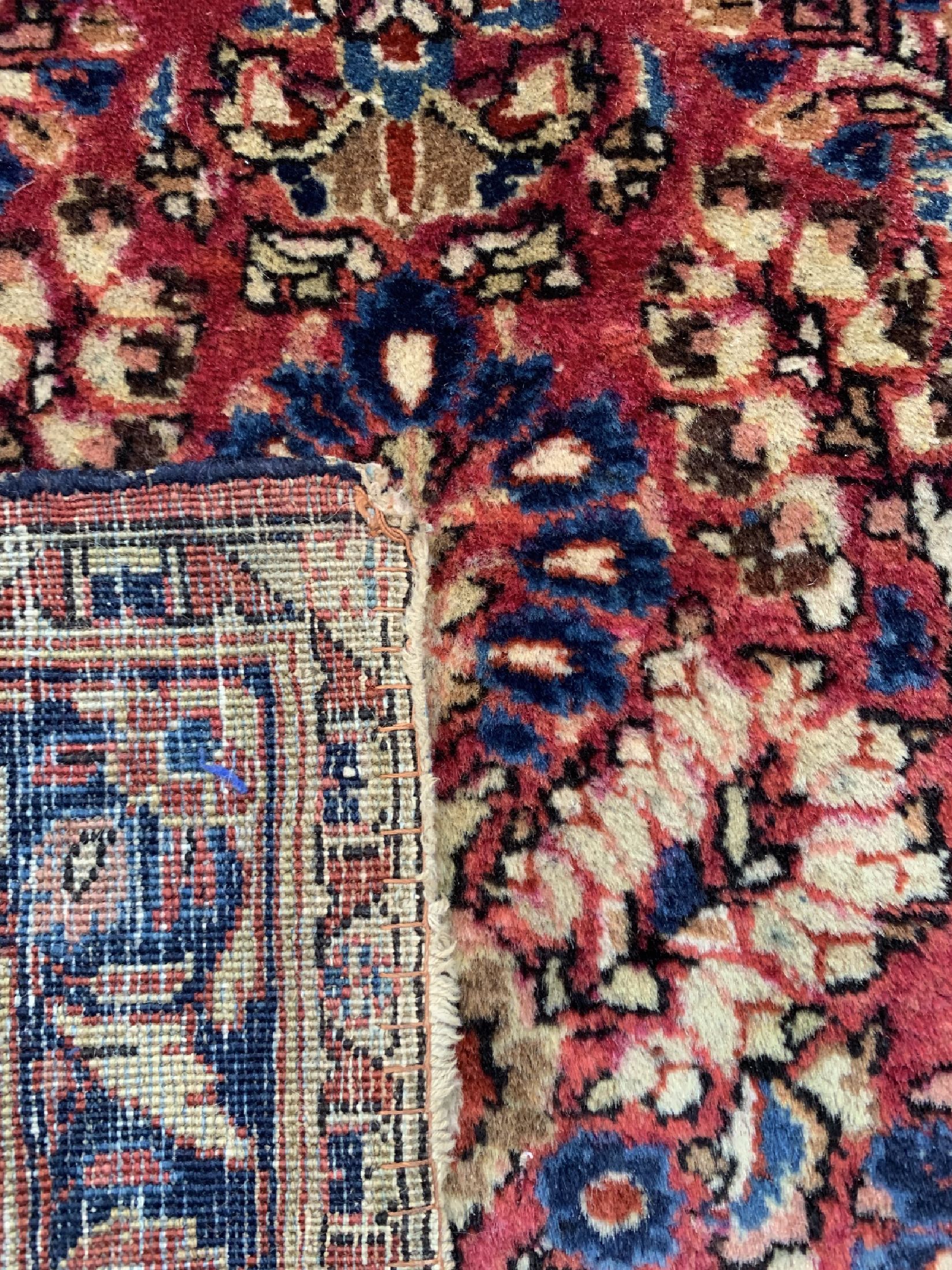 Detail b: 2 Lots Us Re-Import Sarogh, Persien, um 1920/1940, Wolle auf Baumwolle, ca. 140 x 75 cm, EHZ: 2