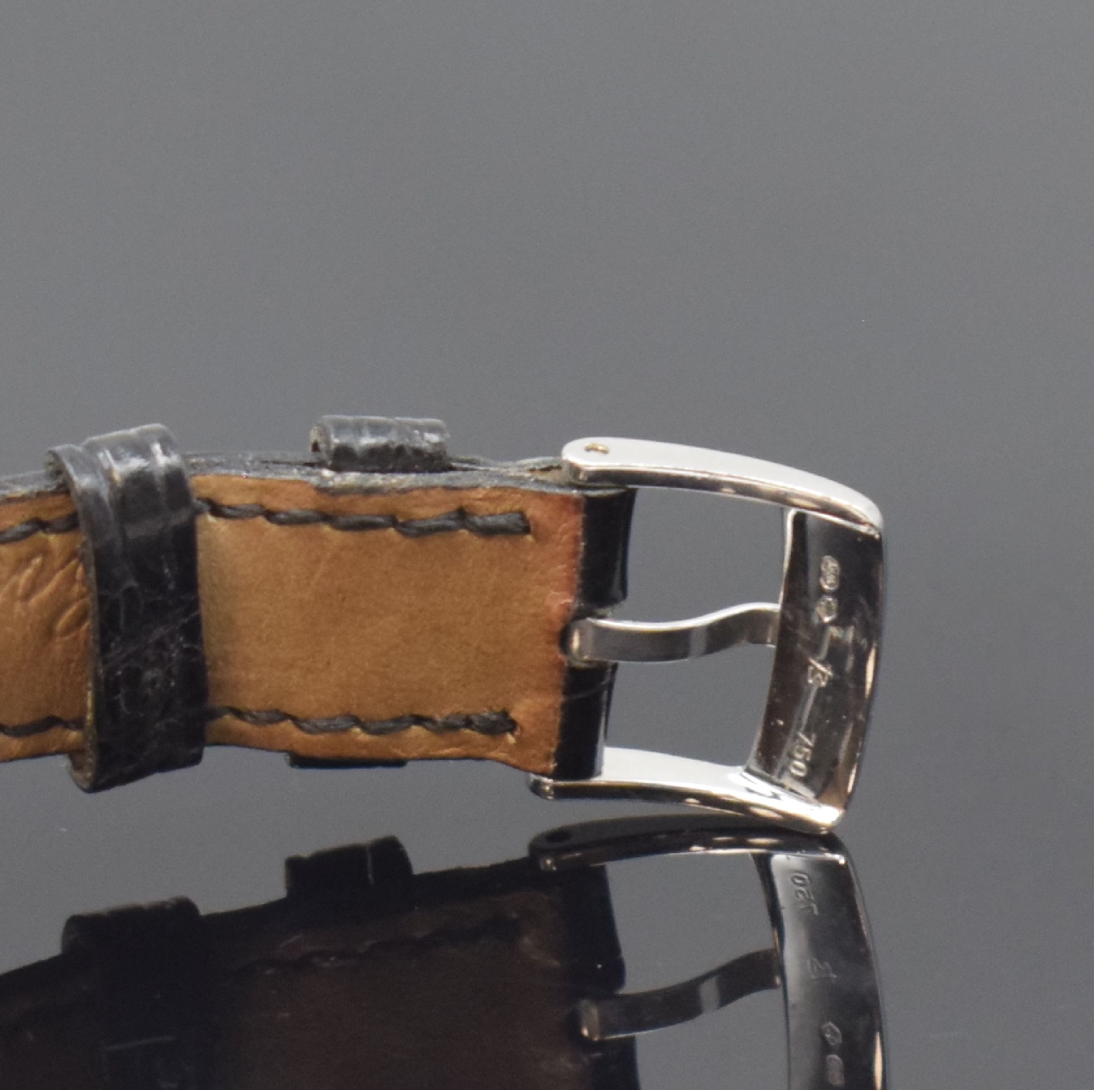Detail c: CHOPARD Happy Sport Damenarmbanduhr in WG 750/000 Referenz 27/6730-50 mit Diamanten, Schweiz um 2000, quarz, 3-teil. Gehäuse, Boden 6-fach verschr., ...