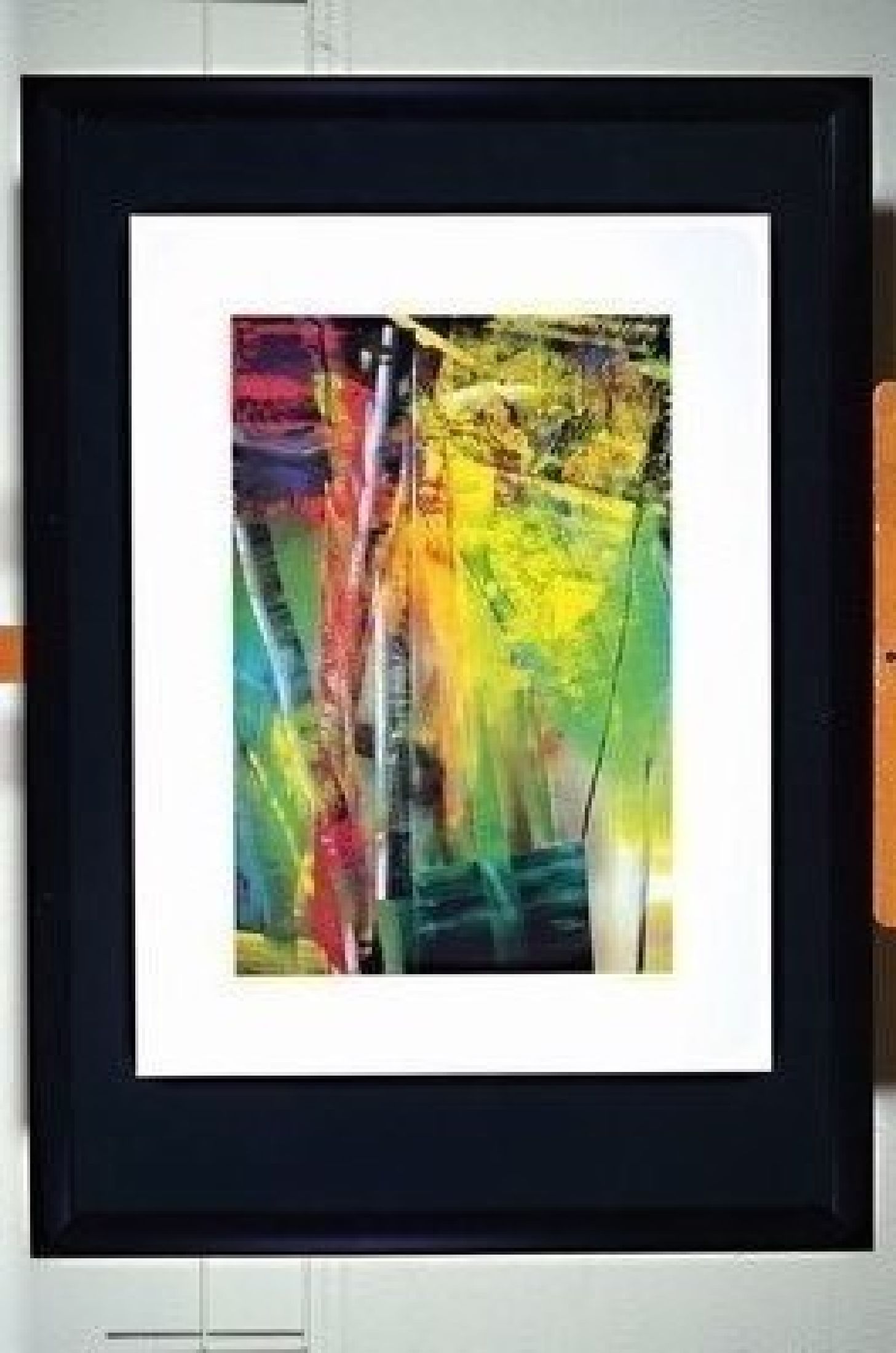 Gerhard Richter, geb. 1932, Viktoria I, Farboffset auf Karton, Drucksignatur, Edition Achenbach Art Edition Düsseldorf, ca. 80x60 cm, unter Glas, R. ...