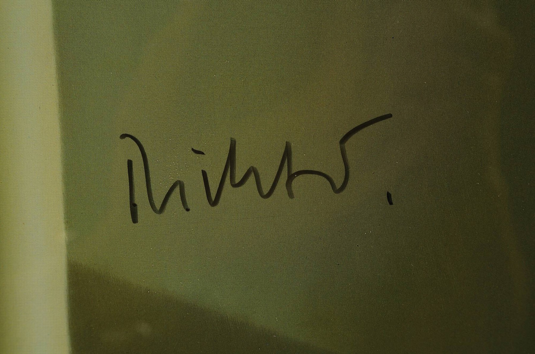 Detail a: Gerhard Richter, geb. 1932, "Kerze", handsign., zwischen doppeltem Plexiglas gerahmt, Blatt ca. 48x64 cm, gesamt ca. 59x76 cm