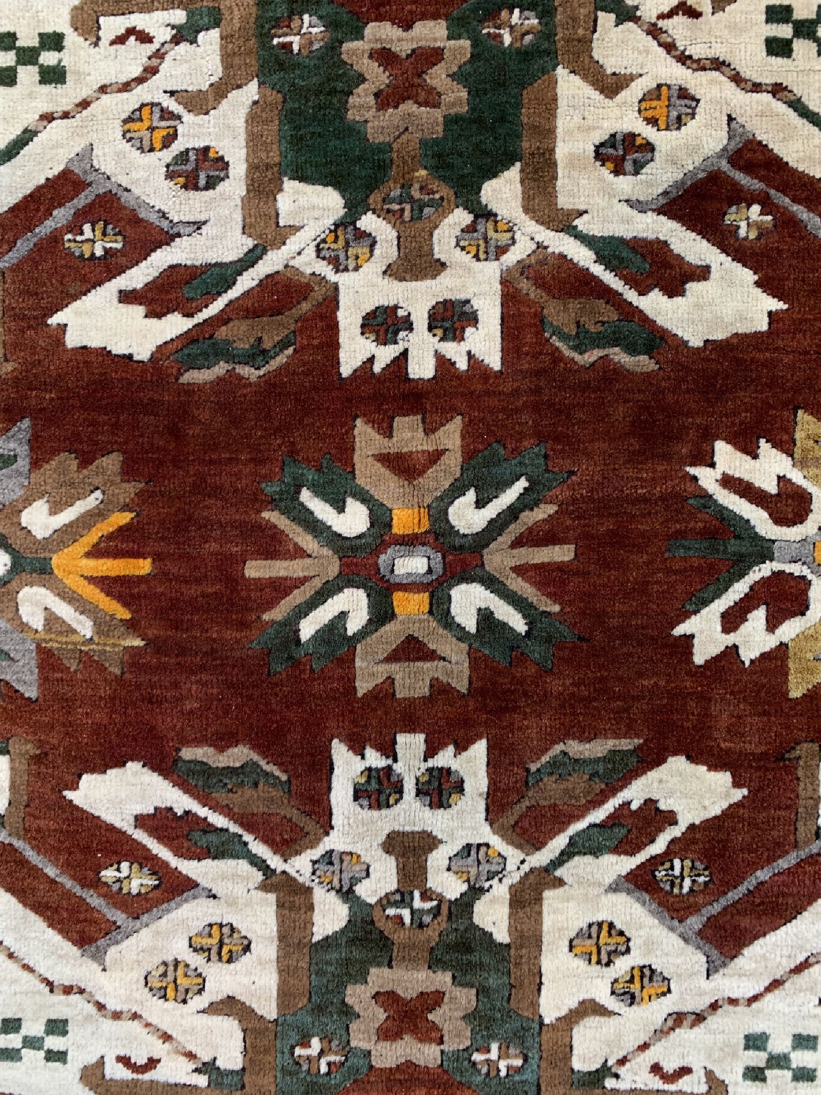 Detail d: Kars Kazak alt, Türkei, um 1960, Wolle auf Wolle, ca. 195 x 160 cm, EHZ: 2