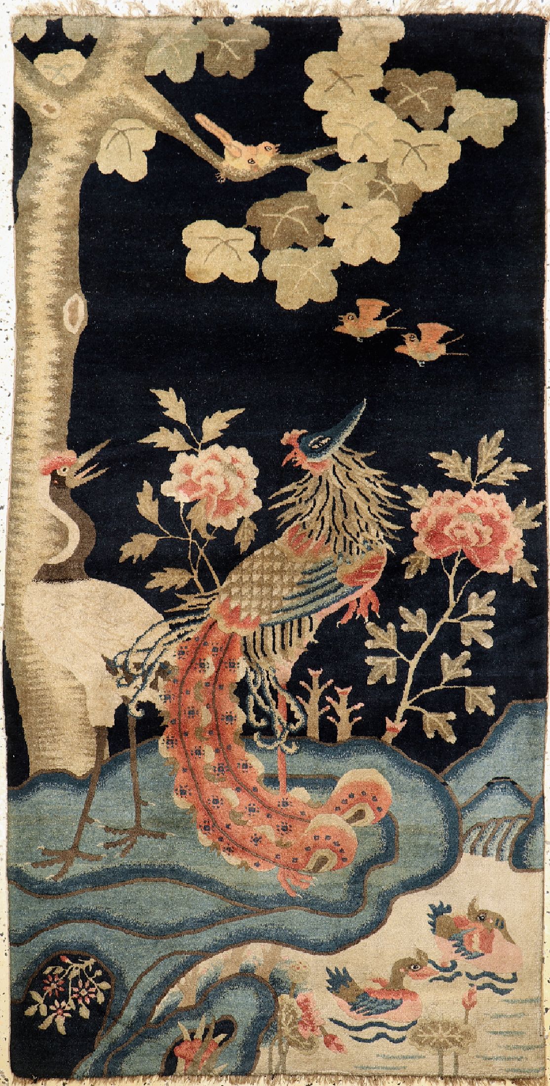 Pao Tao antik, China, um 1900, Wolle auf Baumwolle, ca. 190 x 98 cm, EHZ: 2