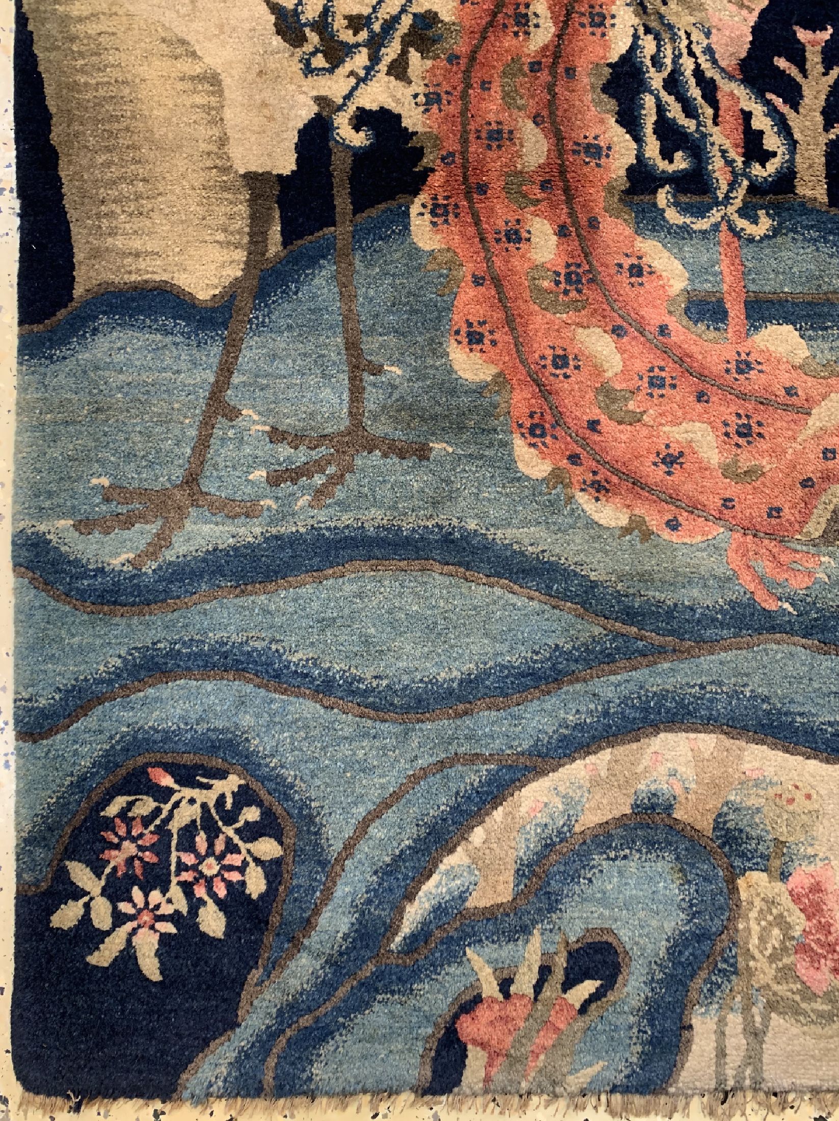 Detail f: Pao Tao antik, China, um 1900, Wolle auf Baumwolle, ca. 190 x 98 cm, EHZ: 2