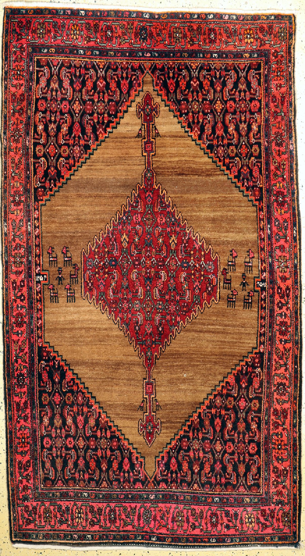 Gholtogh, Persien, datiert 1972, Wolle auf Baumwolle, ca. 239 x 131 cm, EHZ: 2
