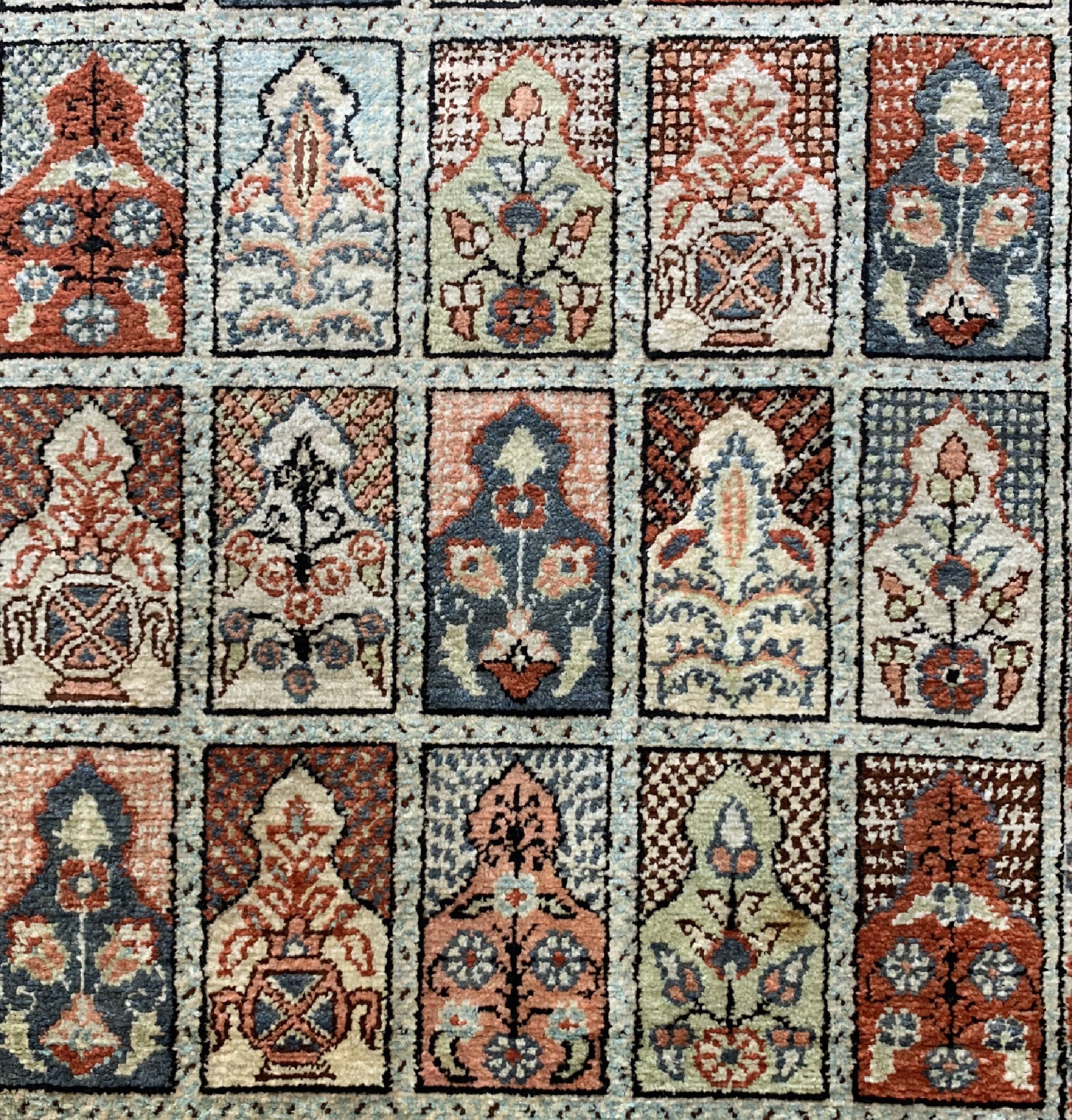Detail c: Seiden Kayseri alt, Türkei, um 1960, reine Naturseide, ca. 100 x 70 cm, EHZ: 2