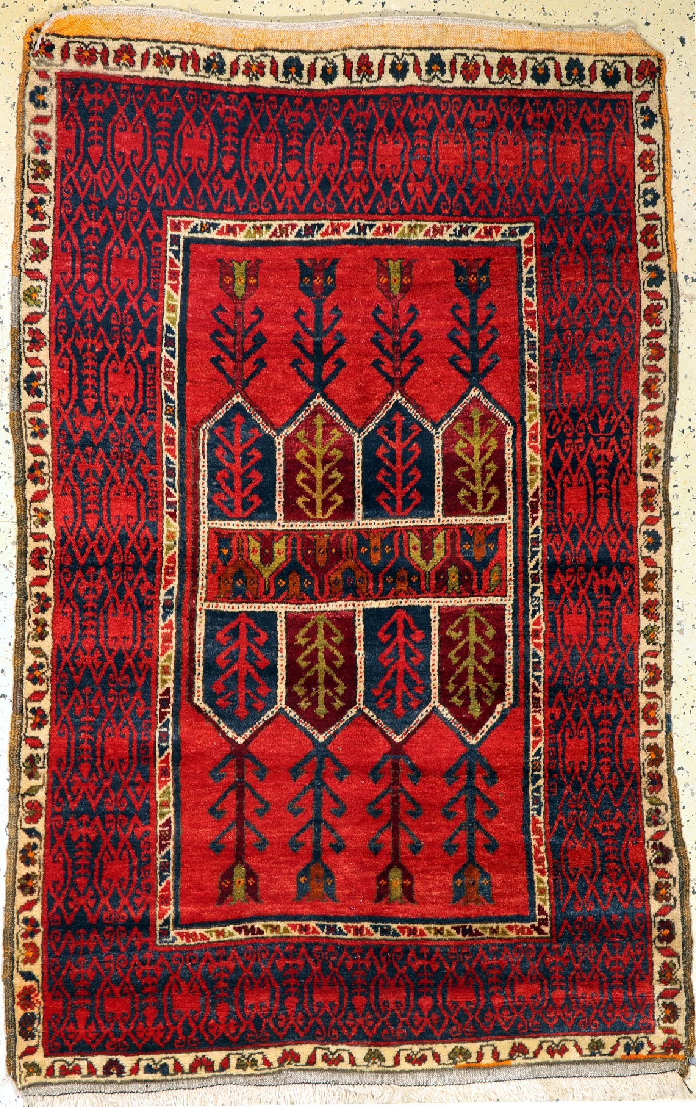 Yahyale alt, Türkei, um 1950, Wolle auf Wolle, ca. 180 x 120 cm, EHZ: 2