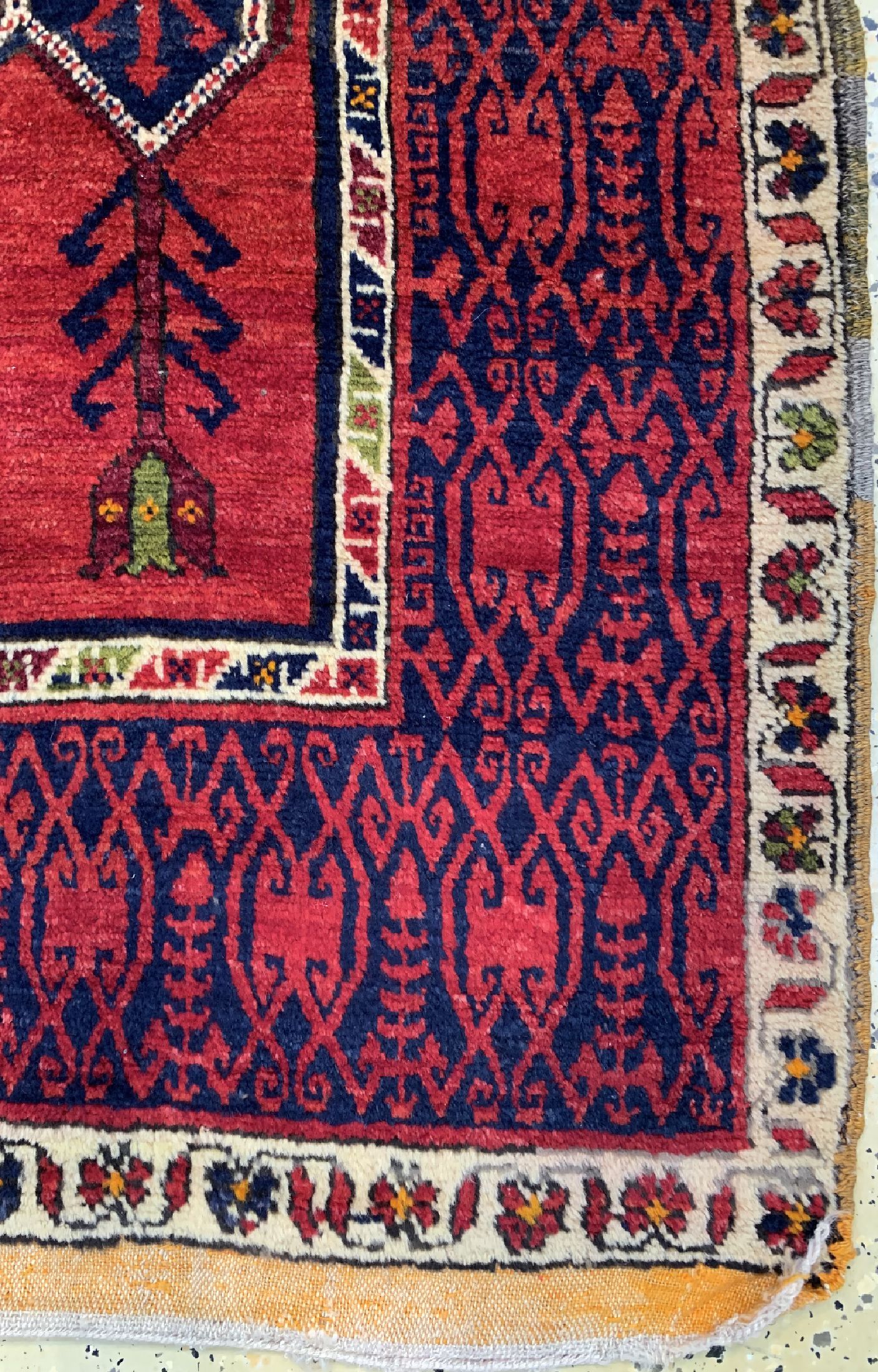 Detail a: Yahyale alt, Türkei, um 1950, Wolle auf Wolle, ca. 180 x 120 cm, EHZ: 2