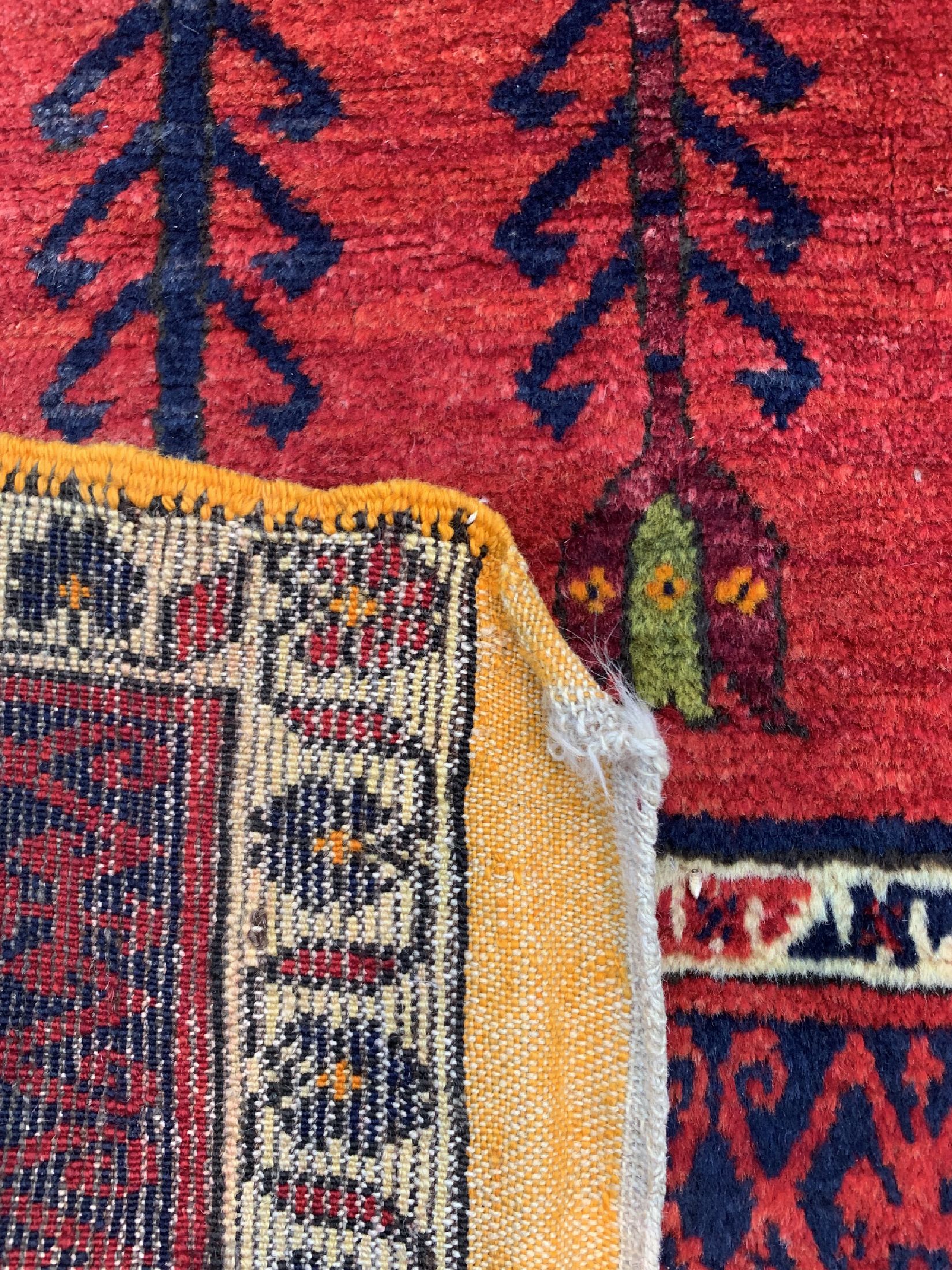 Detail d: Yahyale alt, Türkei, um 1950, Wolle auf Wolle, ca. 180 x 120 cm, EHZ: 2