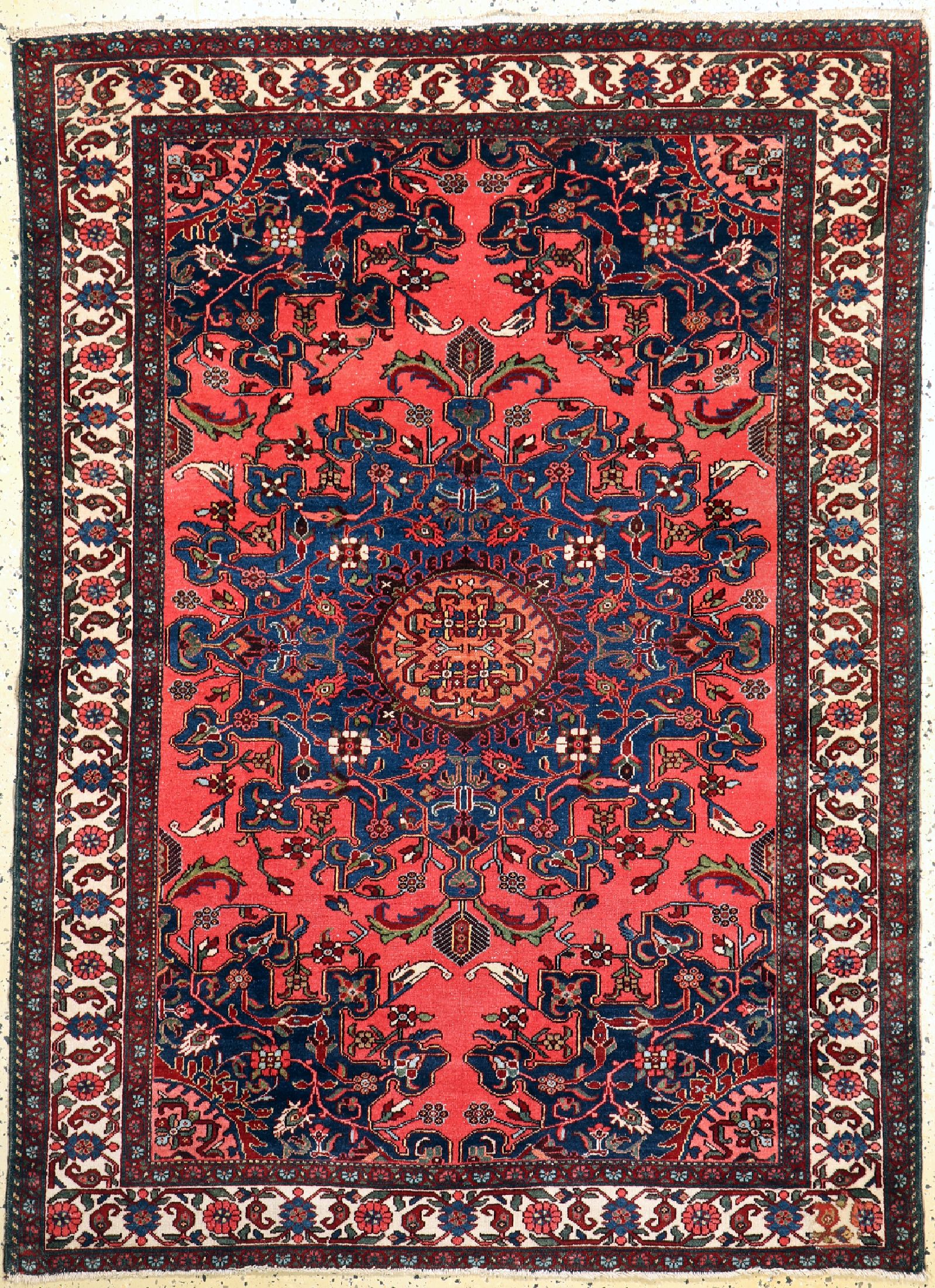 Tafresch alt, Persien, um 1950, Wolle auf Baumwolle, ca. 185 x 136 cm, EHZ: 3-4
